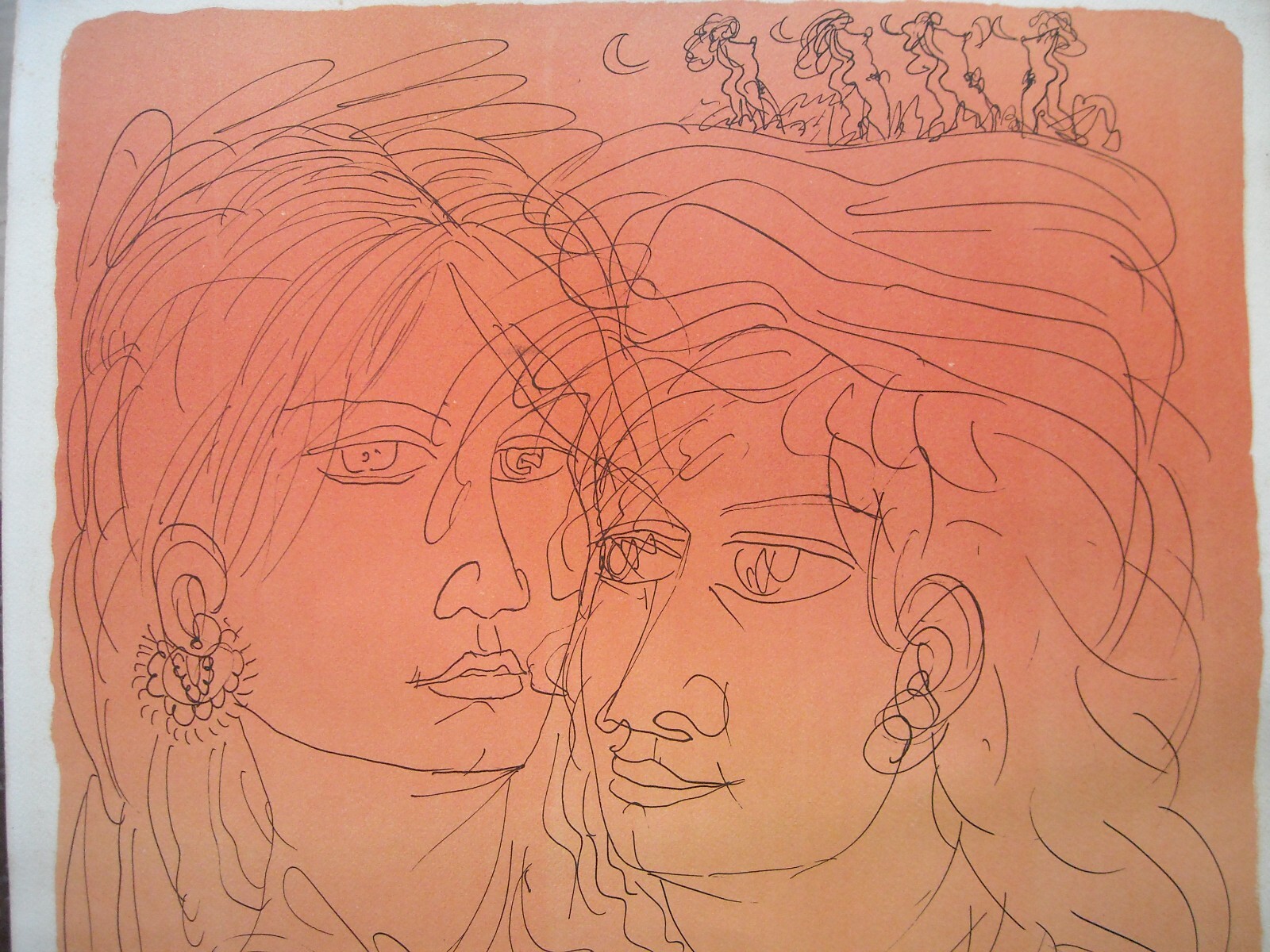 Tono Zancanaro Opera Grafica Baccanale Teramo, 1973