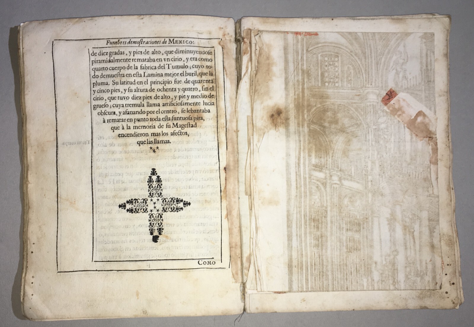 Llanto Del Occidente: Rara Edizione Illustrata Dei Funerali Di Filippo IV, Messico 1666