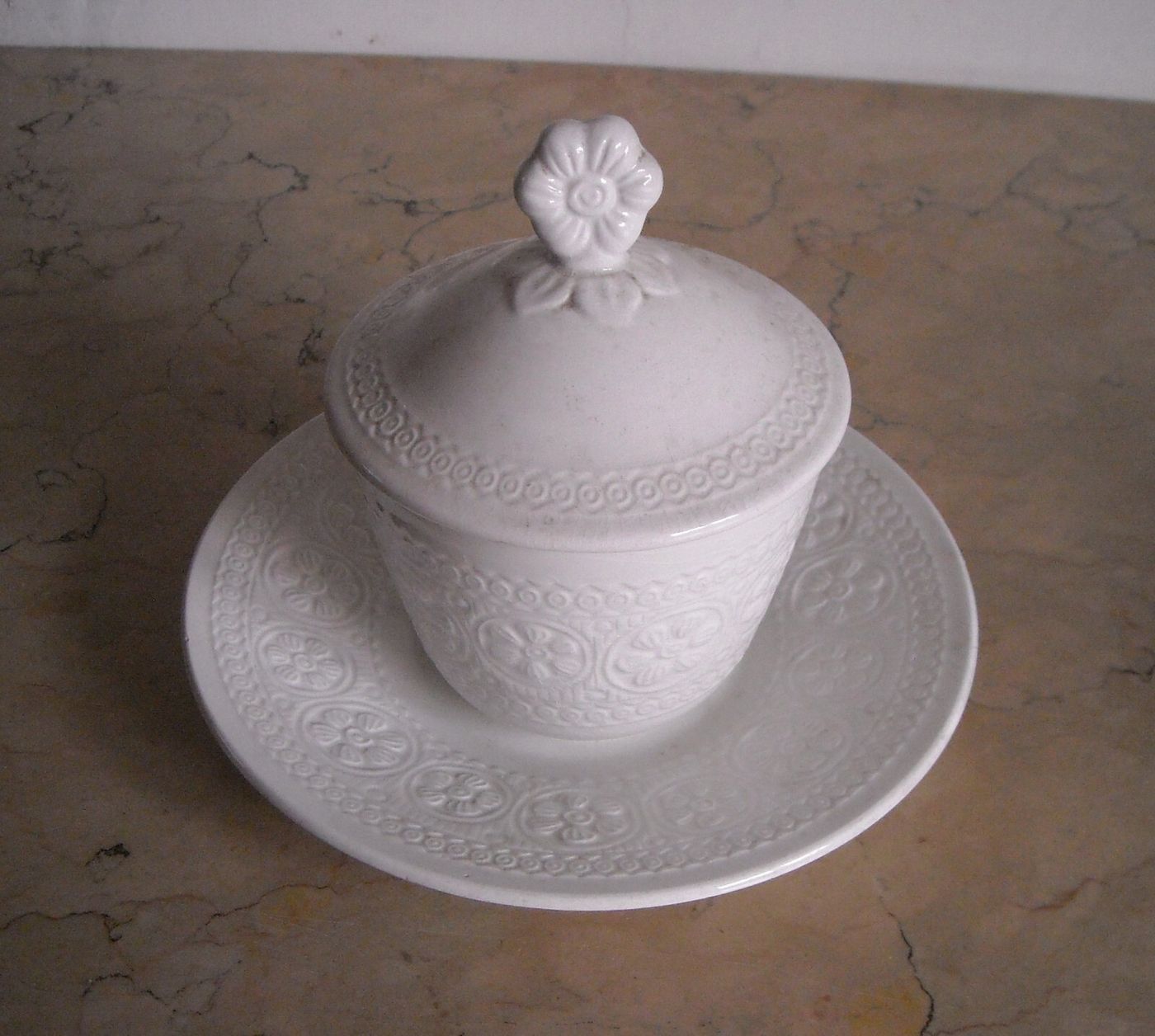 Diamondstone Laveno: Insieme In Ceramica Con Decoro Floreale, Attribuito Ad Antonia Campi