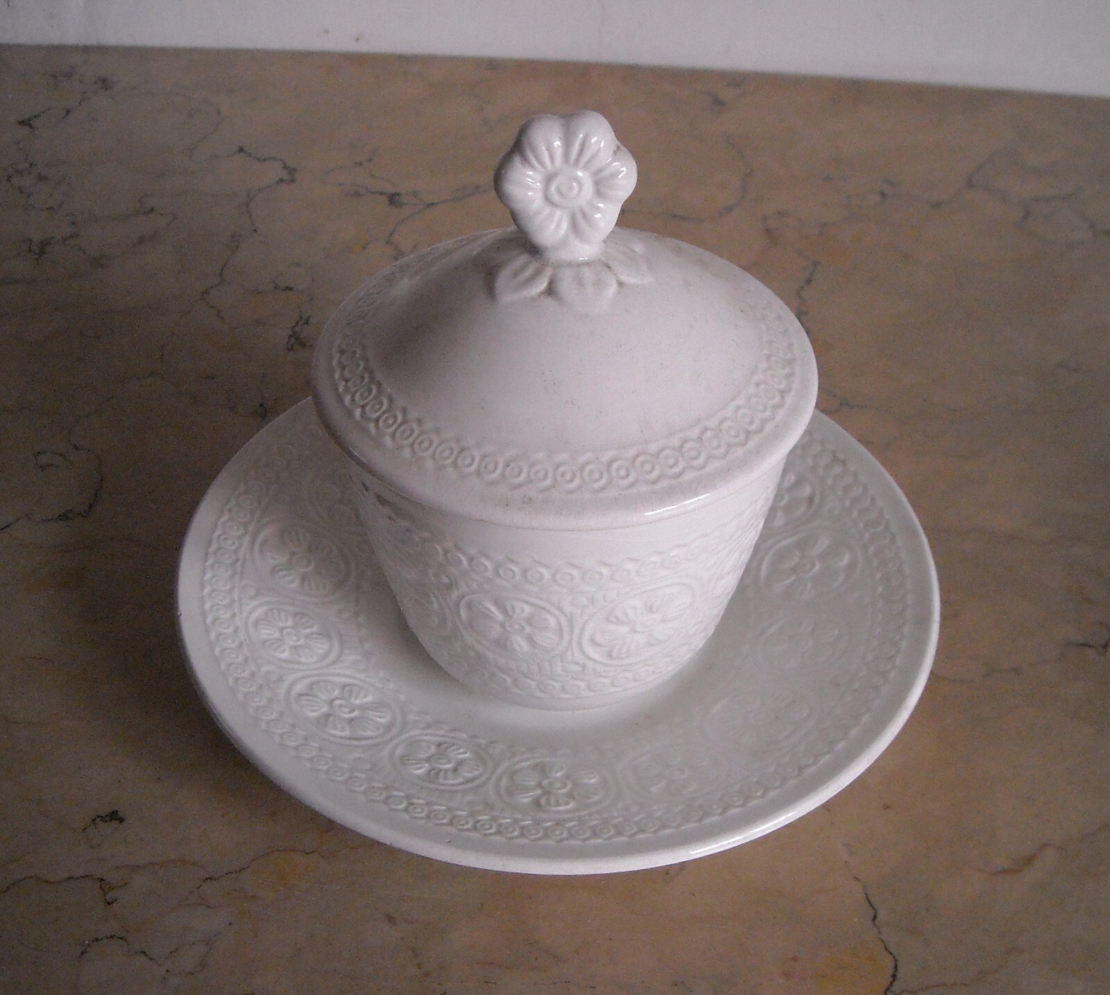 Diamondstone Laveno: Insieme In Ceramica Con Decoro Floreale, Attribuito Ad Antonia Campi