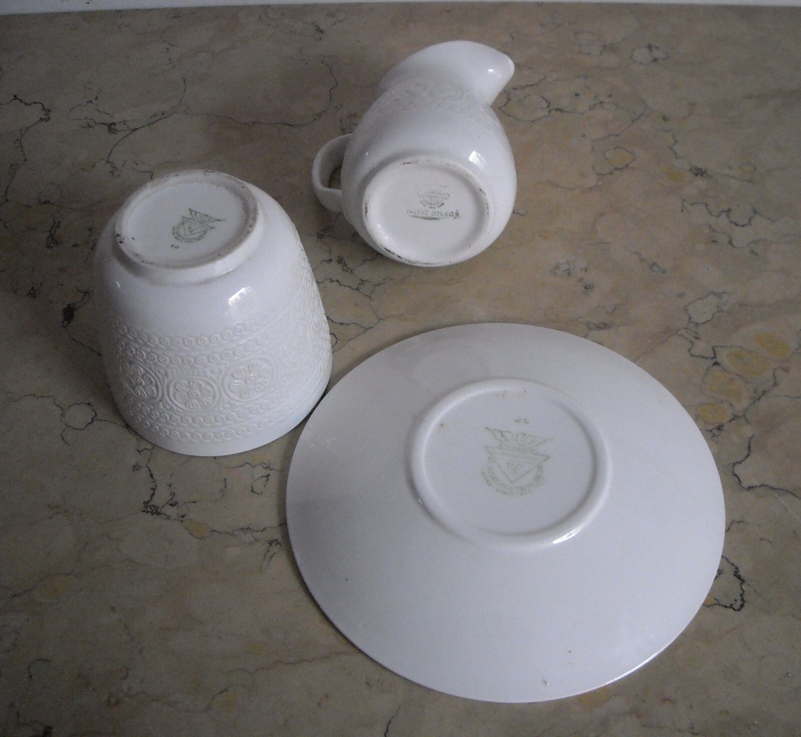 Diamondstone Laveno: Insieme In Ceramica Con Decoro Floreale, Attribuito Ad Antonia Campi