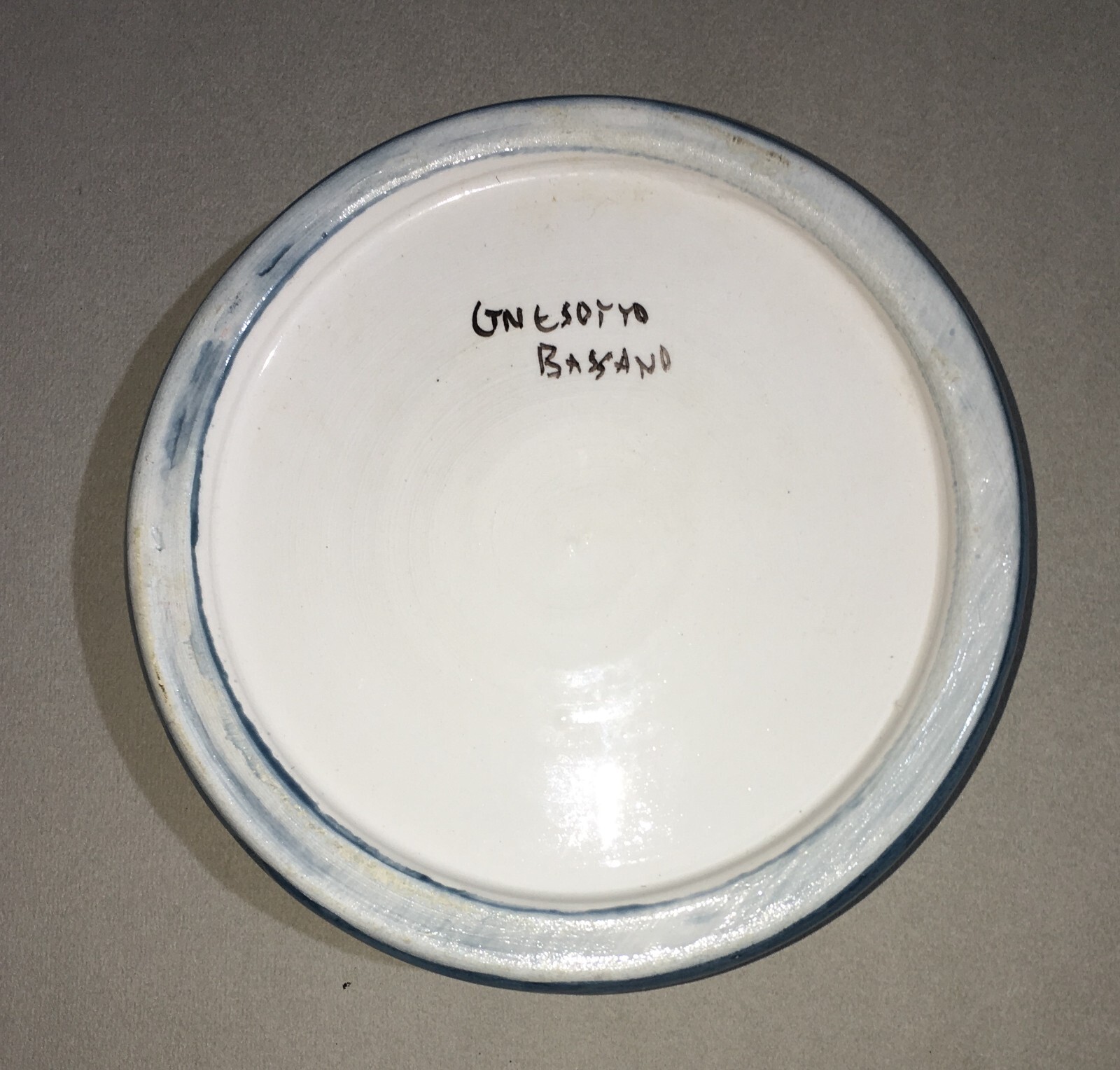 Posacenere Pubblicitario   Camogli   Ceramica Da Collezione   Bassano   Araldica