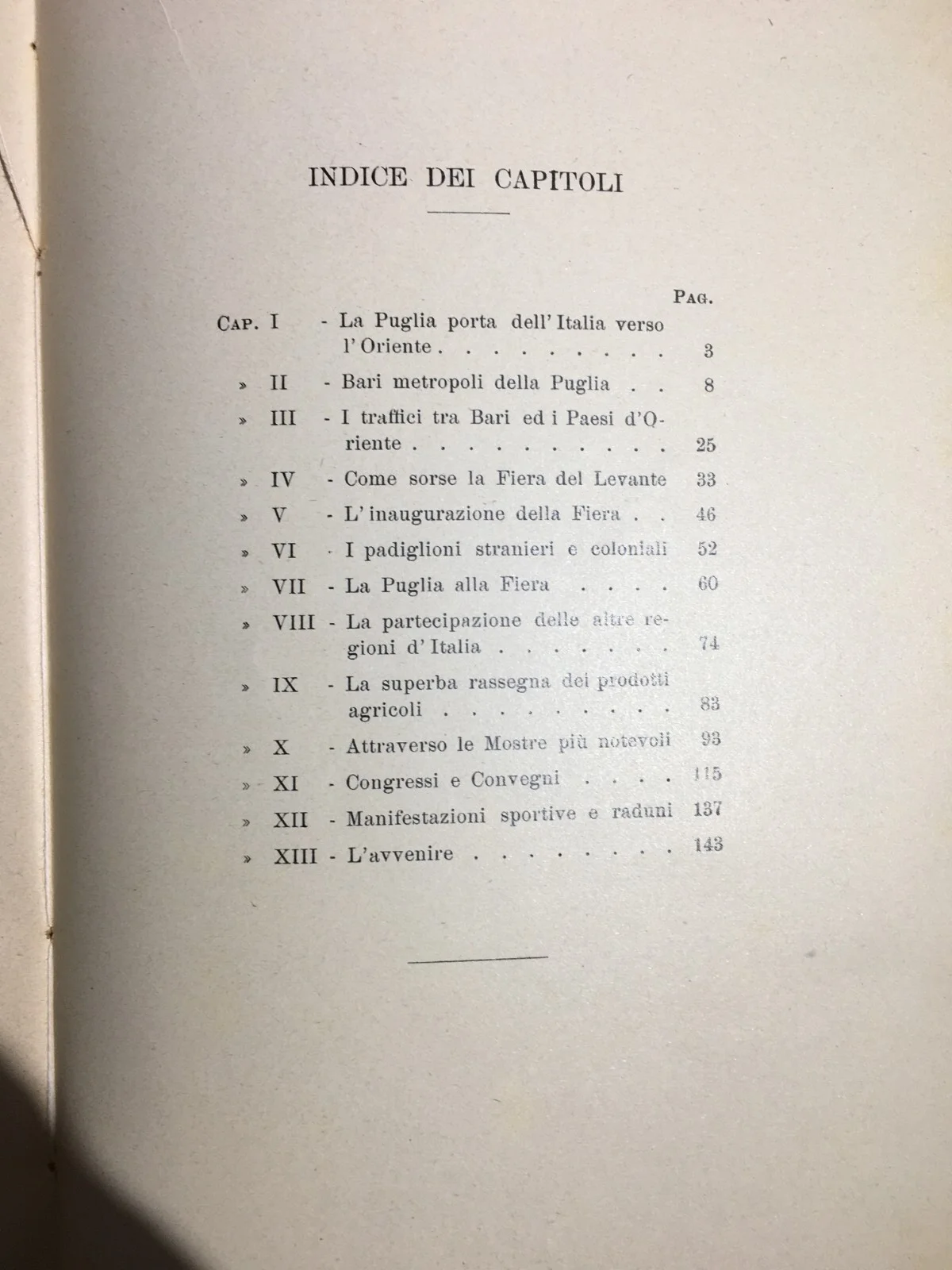 Puglia - Bari - Fiera del Levante: Economy, Folklore and Tourism. Antique Illustrated Volume by Saverio La Sorsa