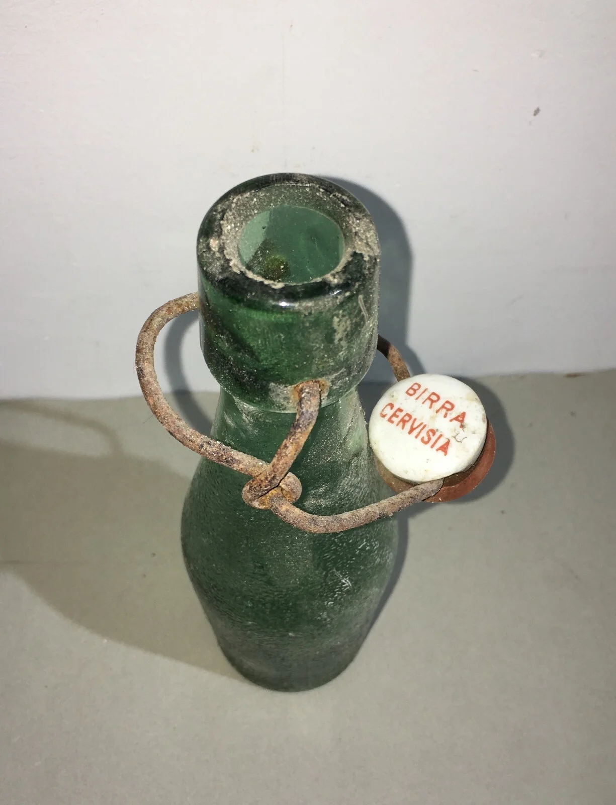 Collectible Cervisia Beer Bottle, Period Advertising