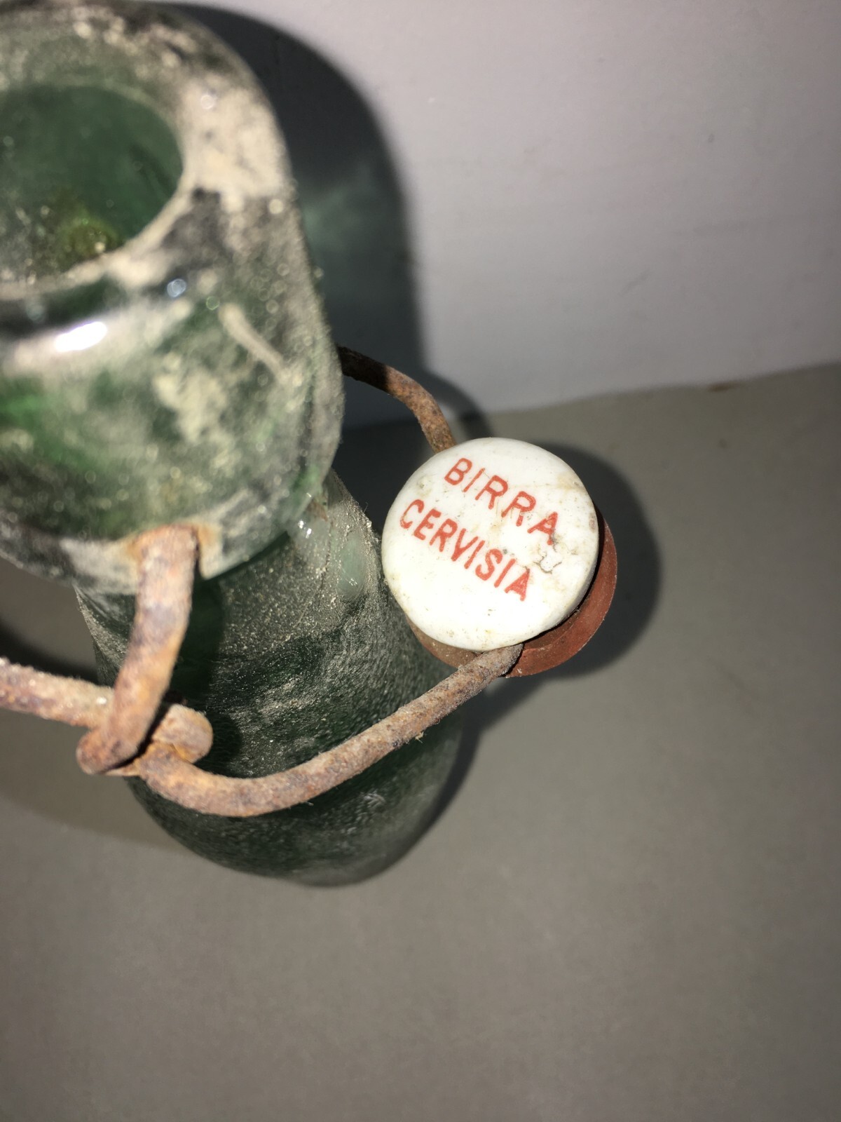 Bottiglia Da Collezione Birra Cervisia, Pubblicitaria d'Epoca