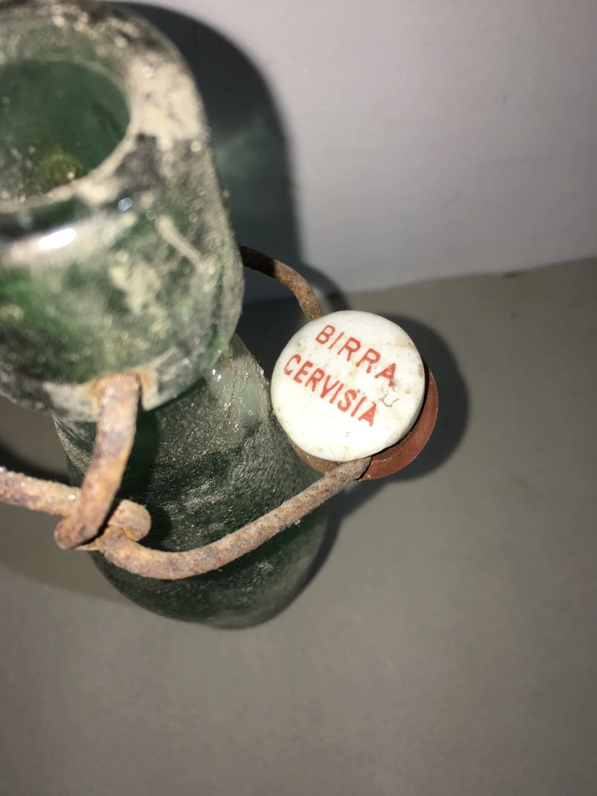 Collectible Cervisia Beer Bottle, Period Advertising