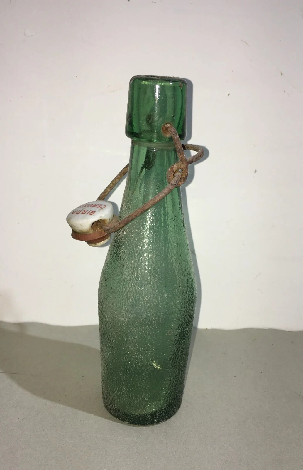 Collectible Cervisia Beer Bottle, Period Advertising