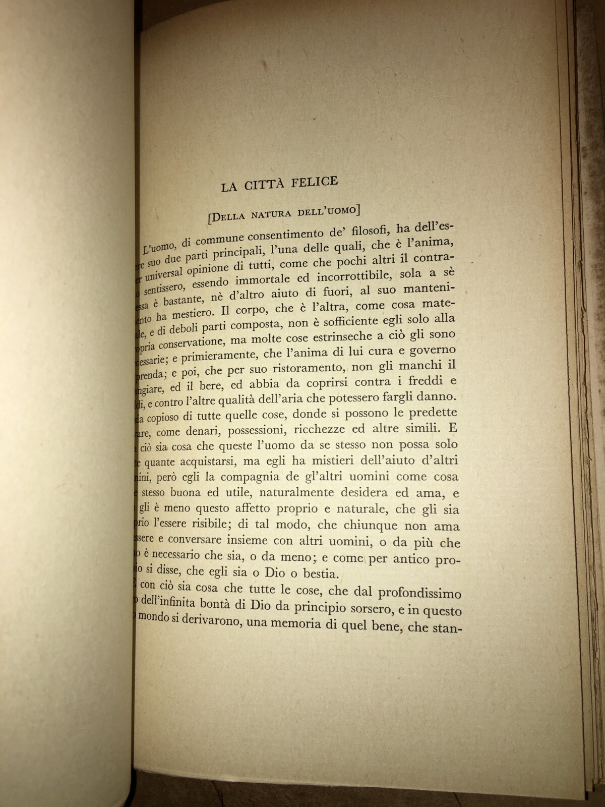 Vita E Costumi Del Cinquecento. Genova: La Città Felice. Utopisti E Riformatori.
