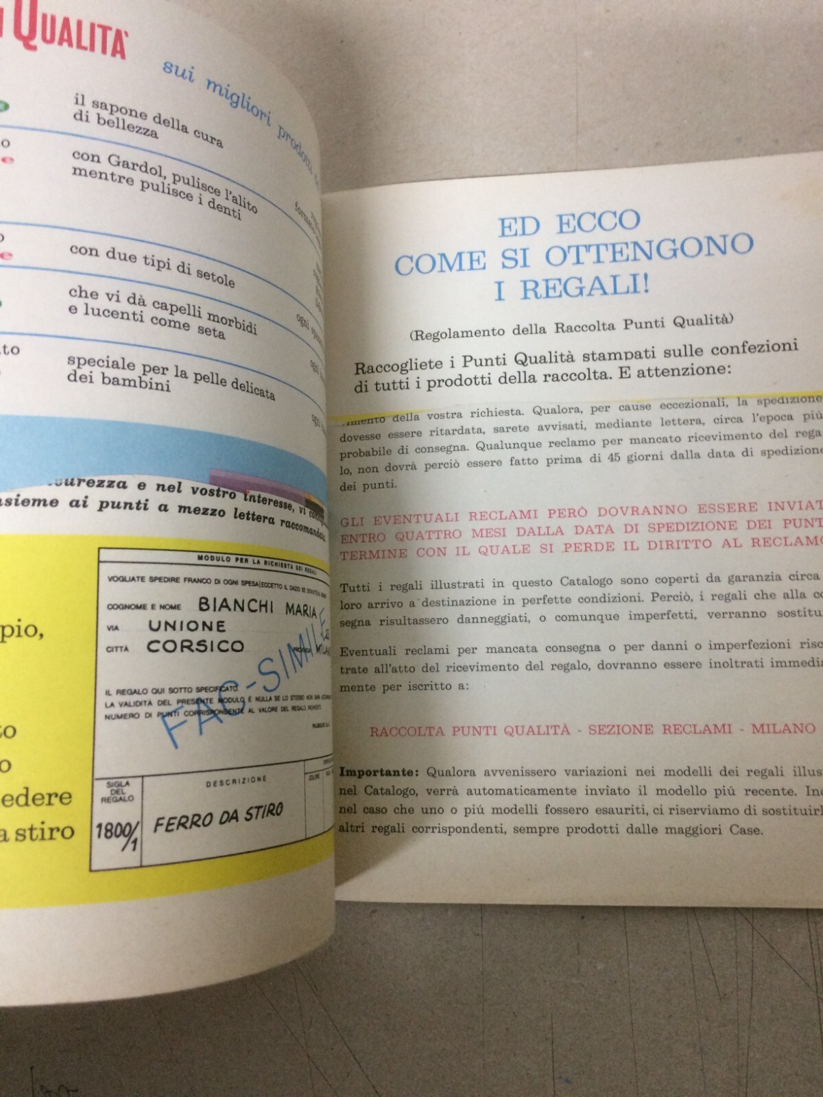 Catalogo Raccolta Punti Palmolive