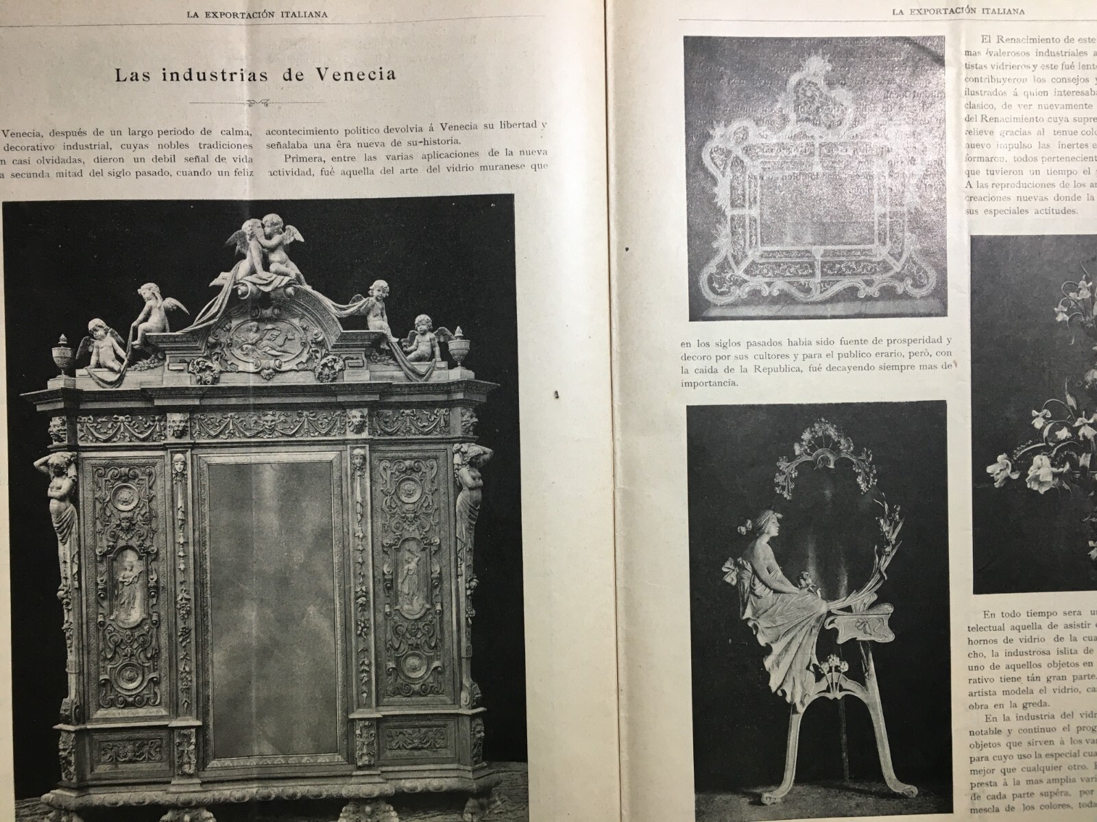 Economia, Commercio, Esportazione Italiana, Arte E Artigianato A Venezia, Carrozze