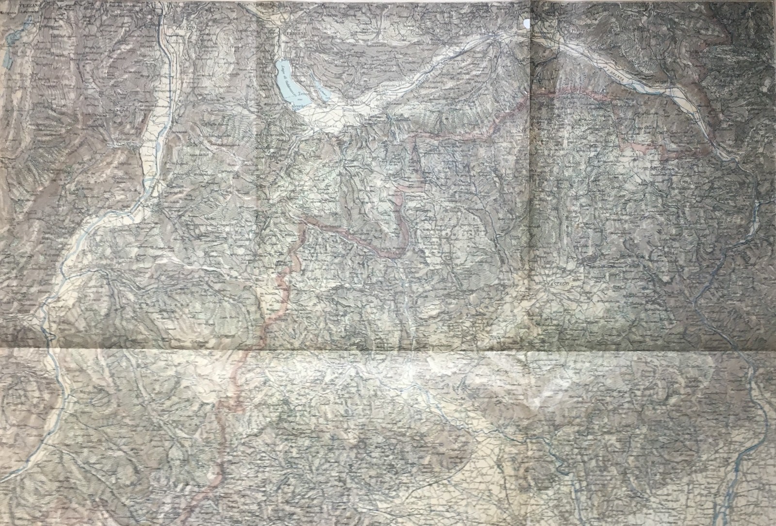 Militaria: Antica Cartografia Di Marostica, Asiago, Levico, Borgo Valsugana E Territori Limitrofi