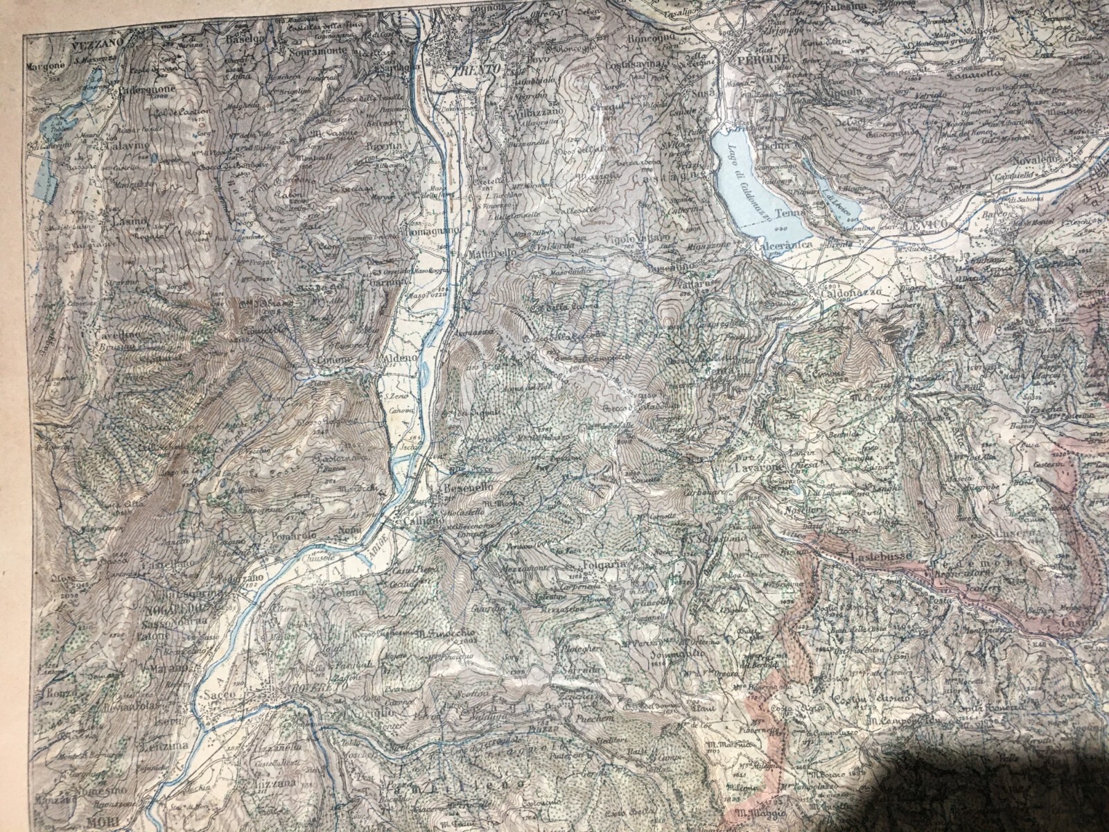 Militaria: Antica Cartografia Di Marostica, Asiago, Levico, Borgo Valsugana E Territori Limitrofi