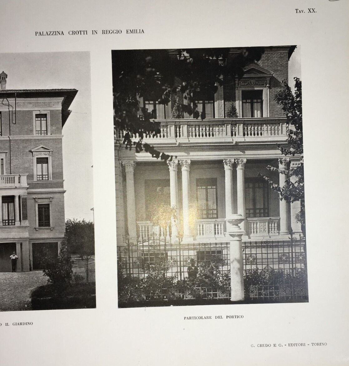 Reggio Emilia: Architettura E Ingegneria, Ing. Guido Tirelli, Palazzina Crotti   Due Stampe