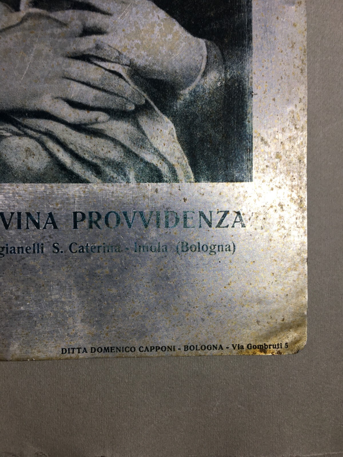 Bologna   Imola   Stampa Devozionale   Madonna Della Divina Provvidenza   Istituto Artigianelli   Domenico Capponi
