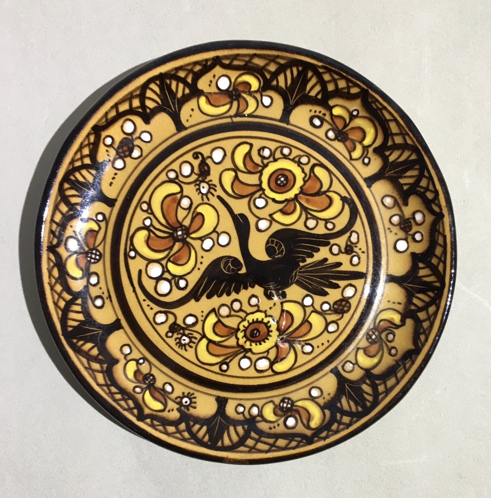 Ceramica Artistica Albisola M.G.A. Mazzotti, Tazza Con Piattino Decorata