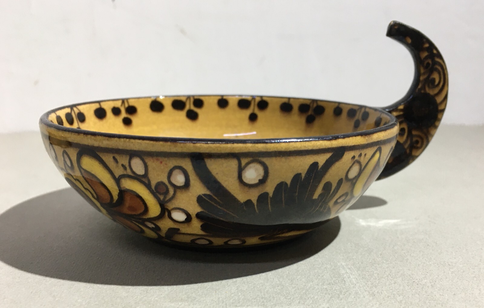 Ceramica Artistica Albisola M.G.A. Mazzotti, Tazza Con Piattino Decorata