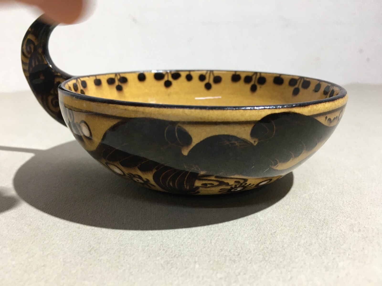 Ceramica Artistica Albisola M.G.A. Mazzotti, Tazza Con Piattino Decorata