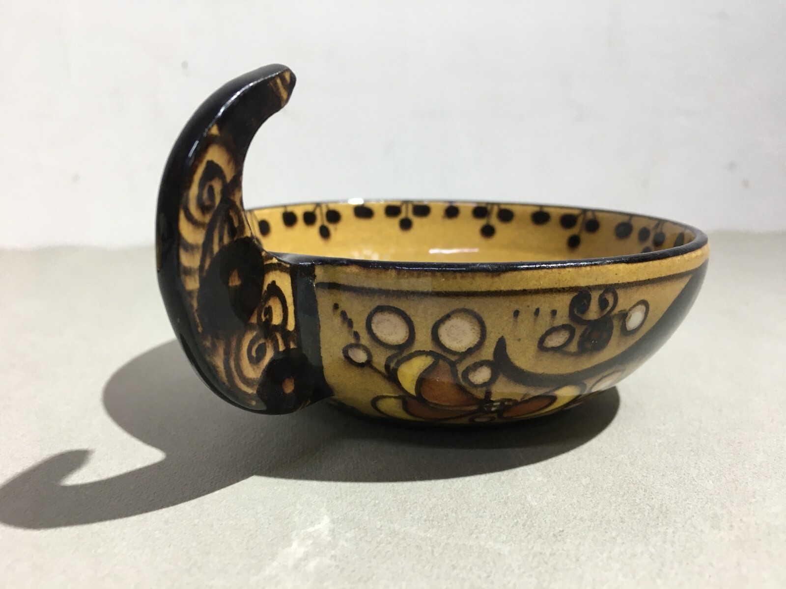 Ceramica Artistica Albisola M.G.A. Mazzotti, Tazza Con Piattino Decorata