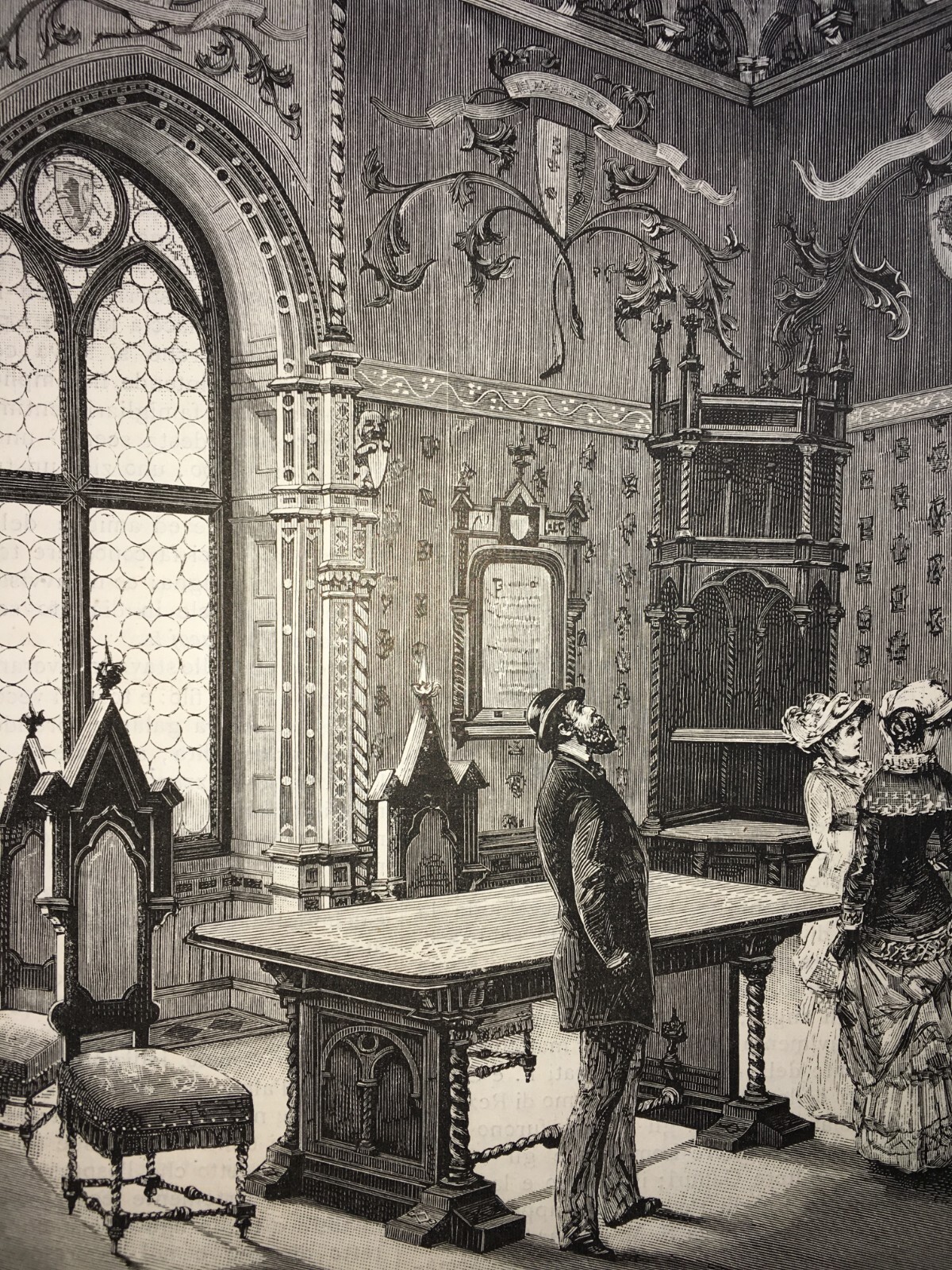 Arte, Architettura, Arredamento: Brescia, Sala Bresciana Dell'Architetto Antonio Tagliaferri, 1881