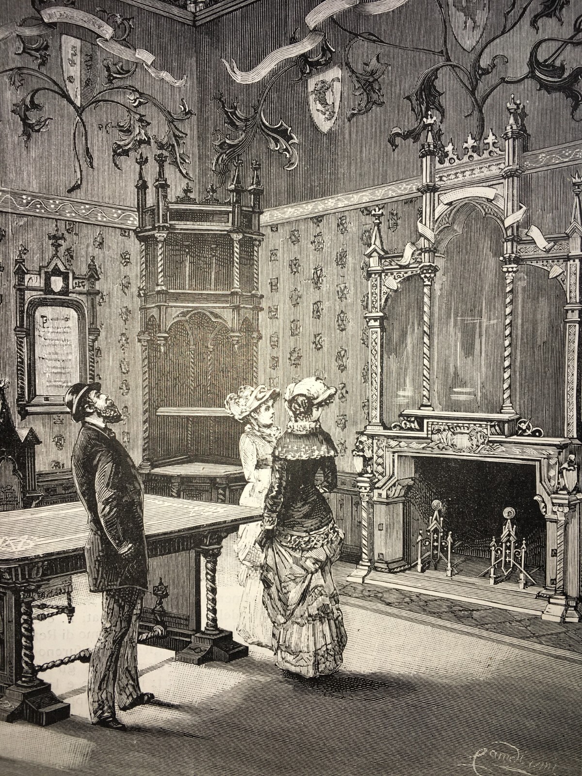 Arte, Architettura, Arredamento: Brescia, Sala Bresciana Dell'Architetto Antonio Tagliaferri, 1881