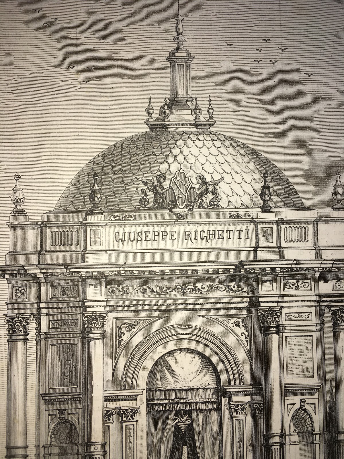 Arte E Architettura: Padiglione Della Ditta Giuseppe Righetti All'Esposizione Di Milano, 1881