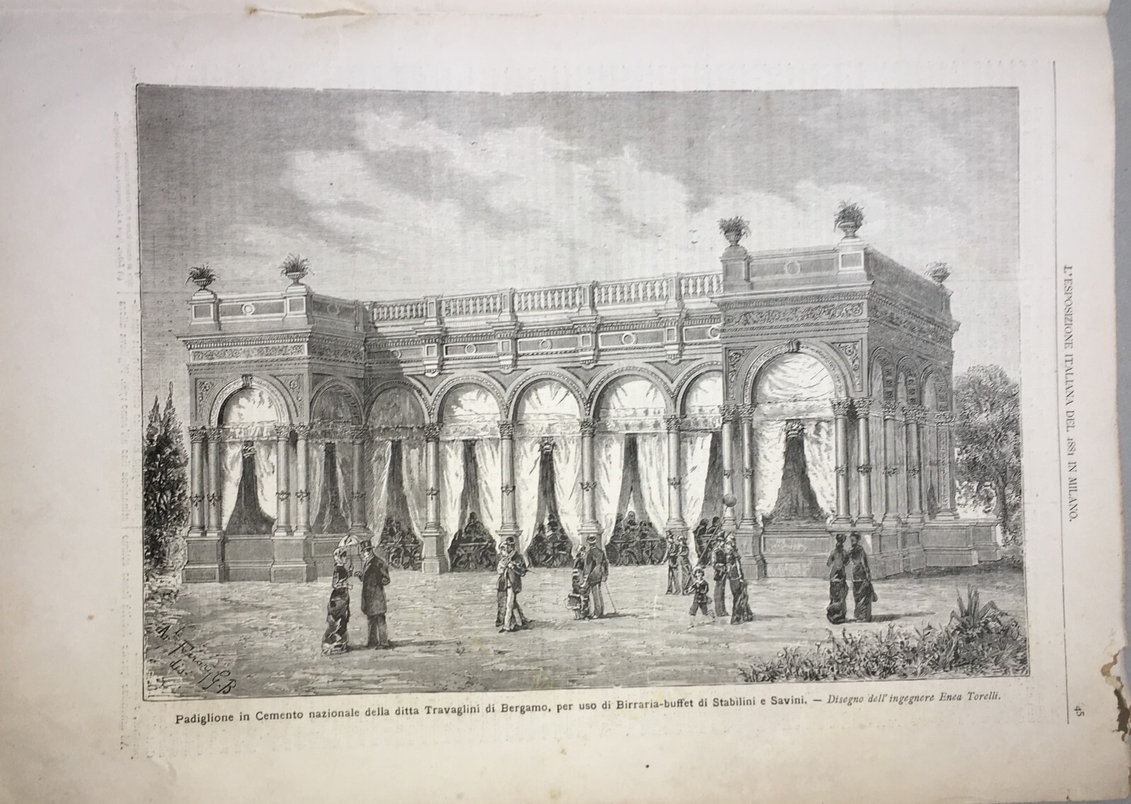 Arte, Architettura E Cemento: Padiglione Travaglini (Bergamo) Per Birreria Stabilini E Savini