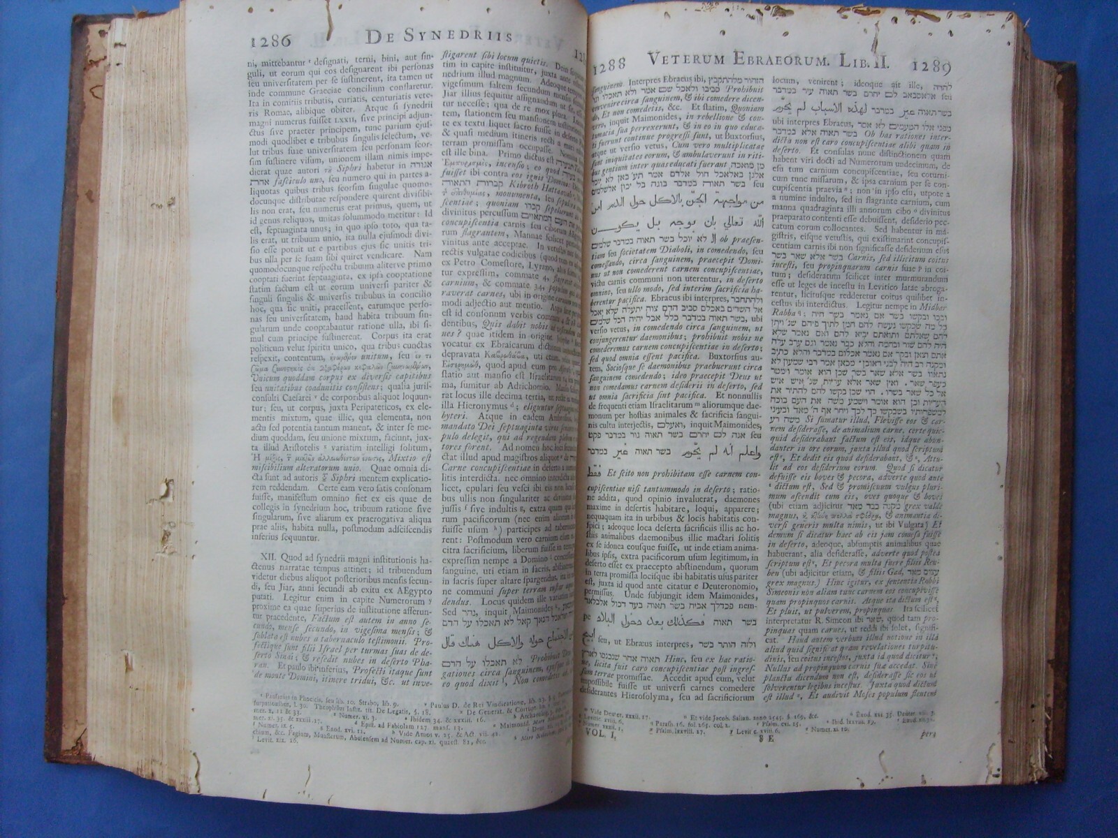 Ebrei, Ebraismo, Giuridica Ebraica: John Selden, Opere Varie. Antica Edizione Del XVII Secolo