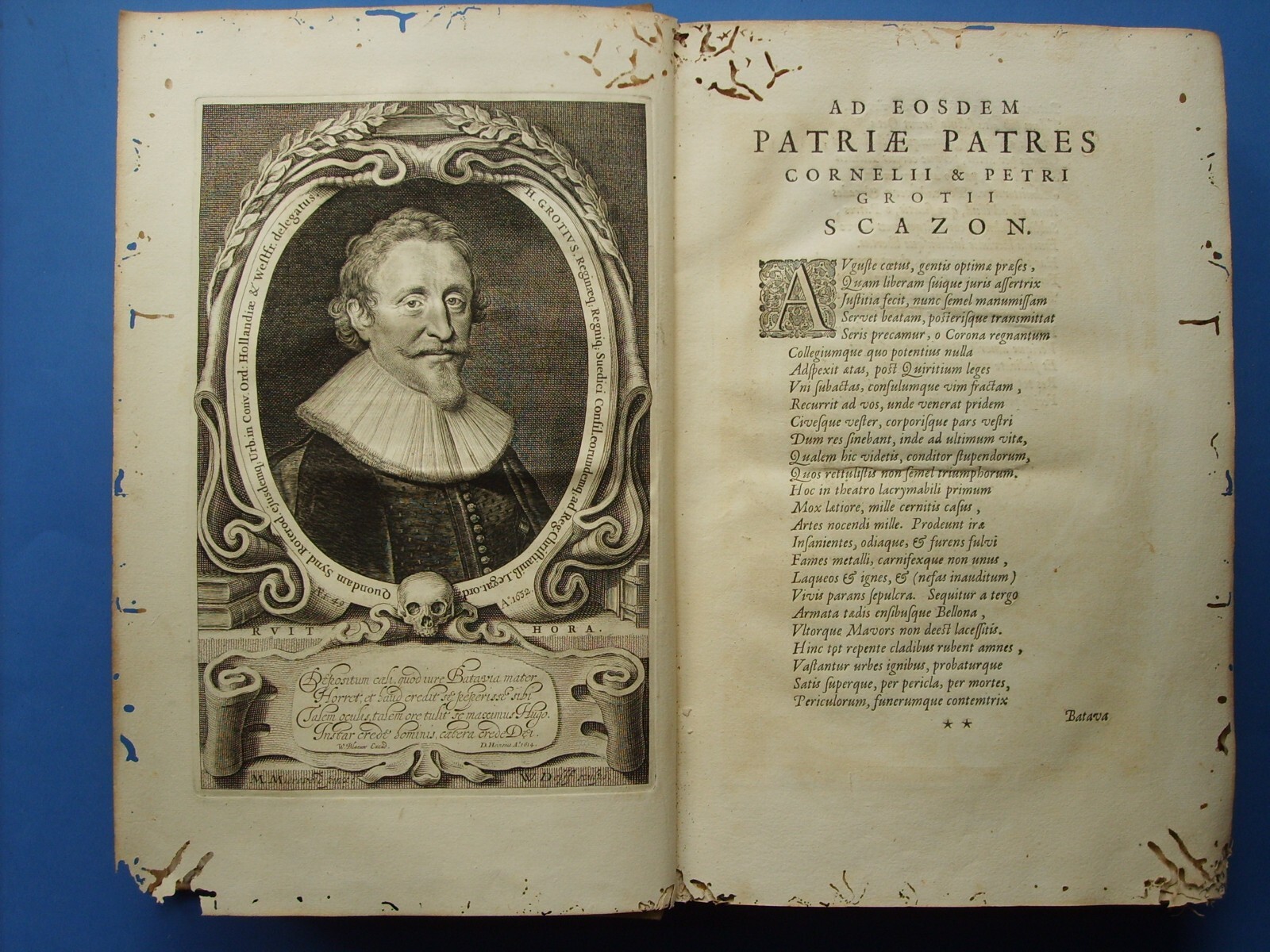 Storia E Cultura Fiamminga. Annali: Belgio, Olanda. Giuridica, Grozio Con Ritratto