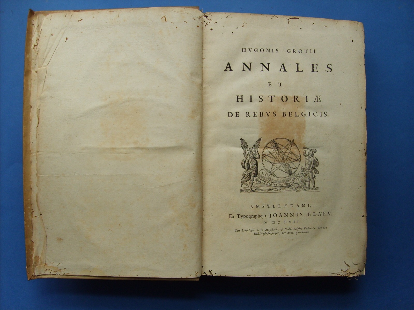 Storia E Cultura Fiamminga. Annali: Belgio, Olanda. Giuridica, Grozio Con Ritratto