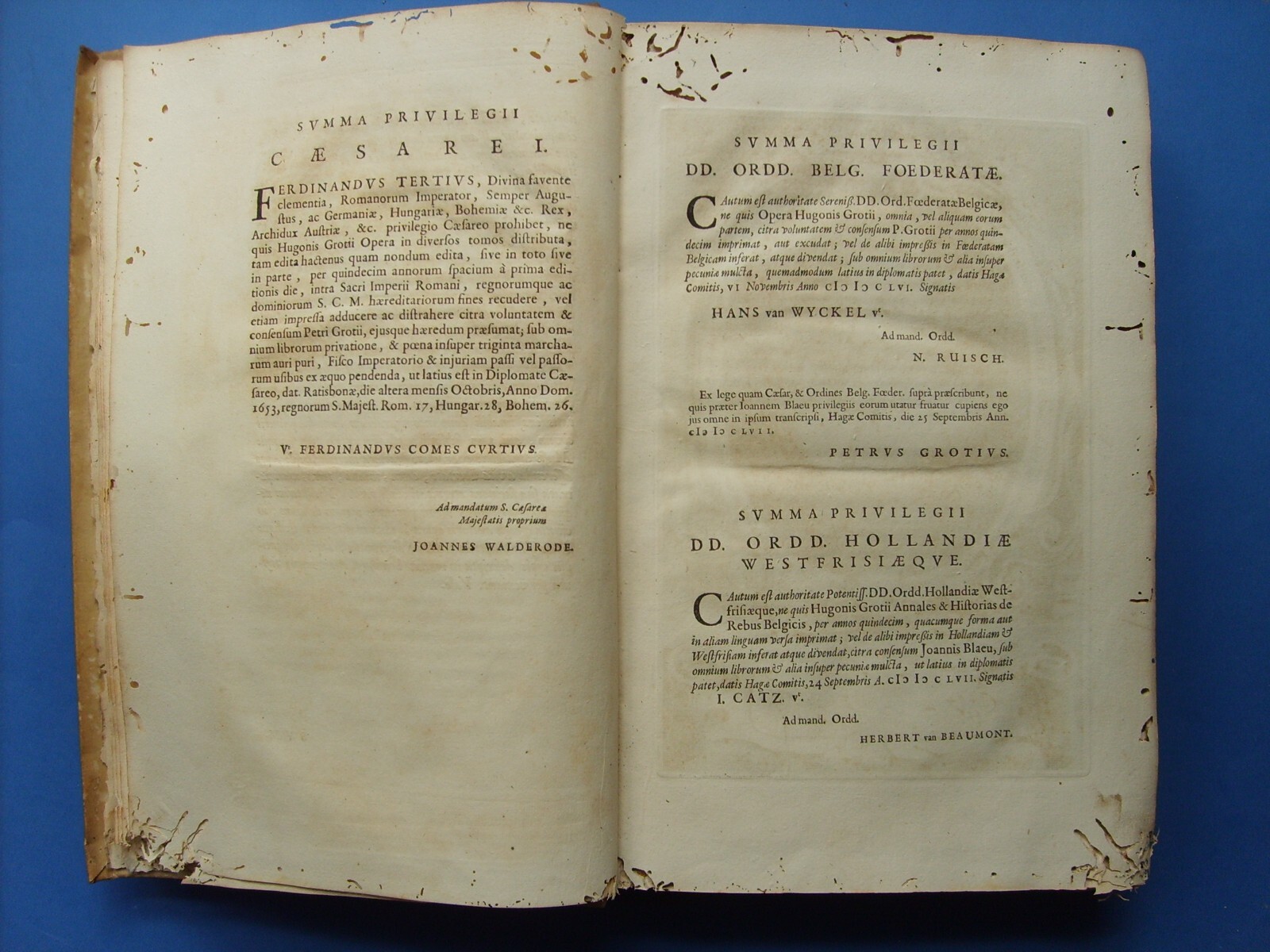 Storia E Cultura Fiamminga. Annali: Belgio, Olanda. Giuridica, Grozio Con Ritratto