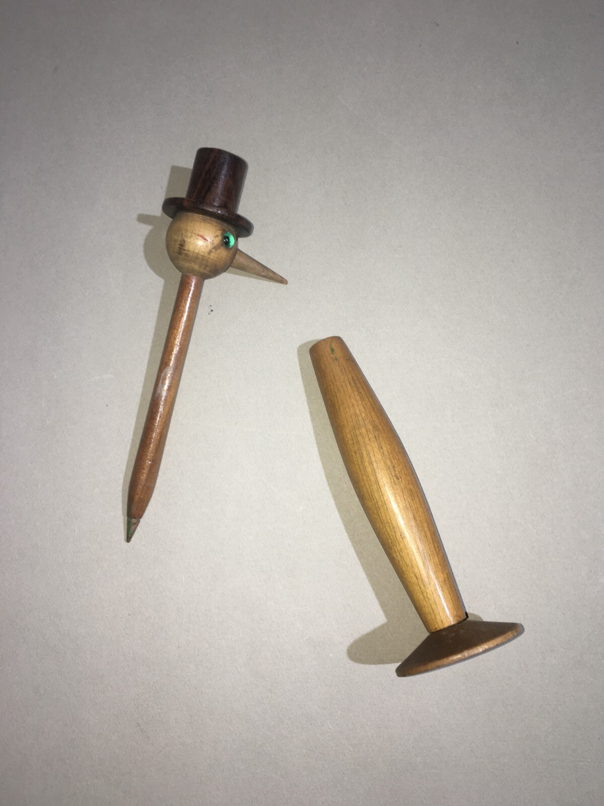 Pinocchio: Penna Da Collezione In Scultura Di Legno