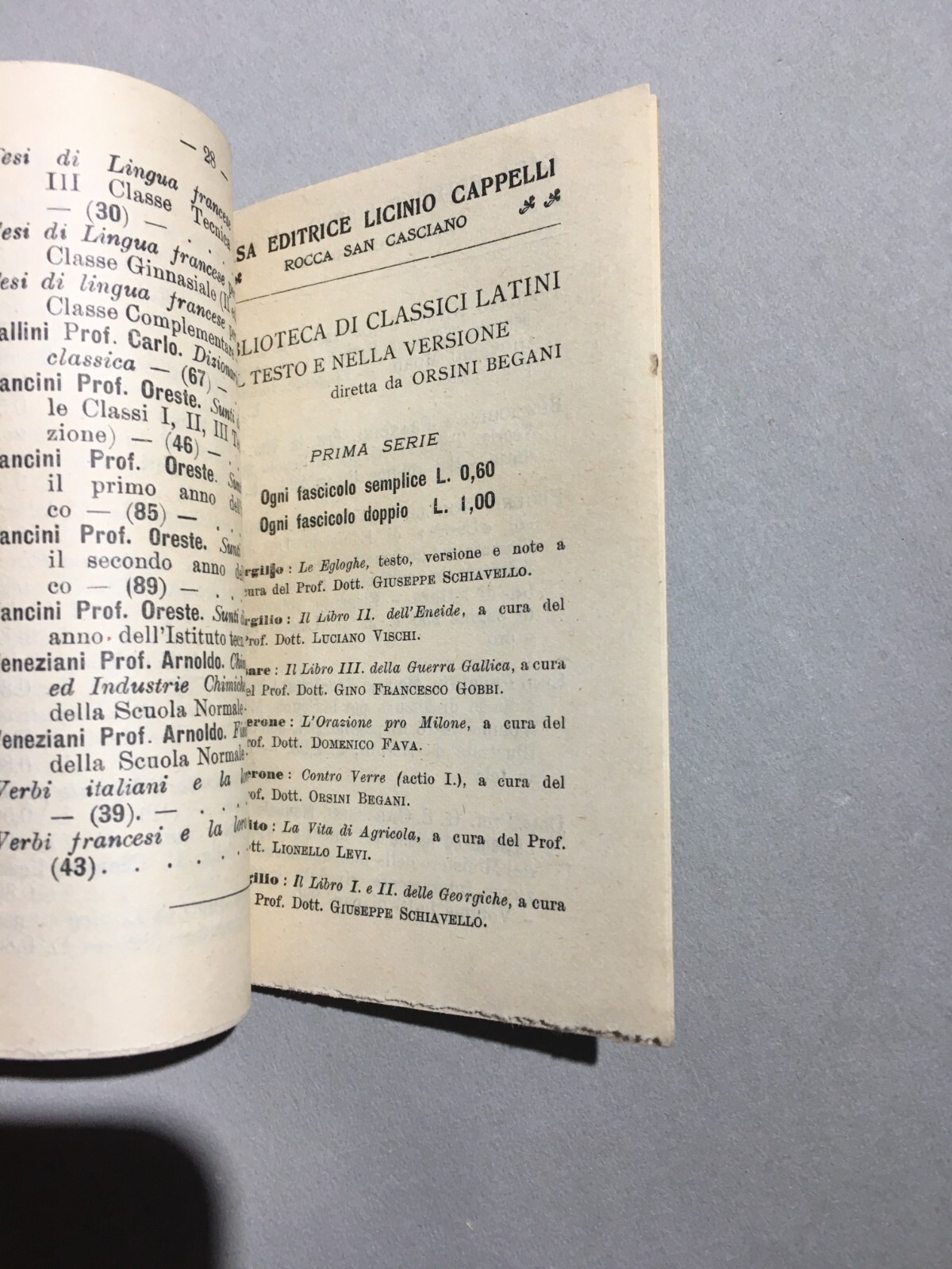 Scuola Materie Di Esame Sunti Scolastici Catalogo Editoriale Editrice Cappelli