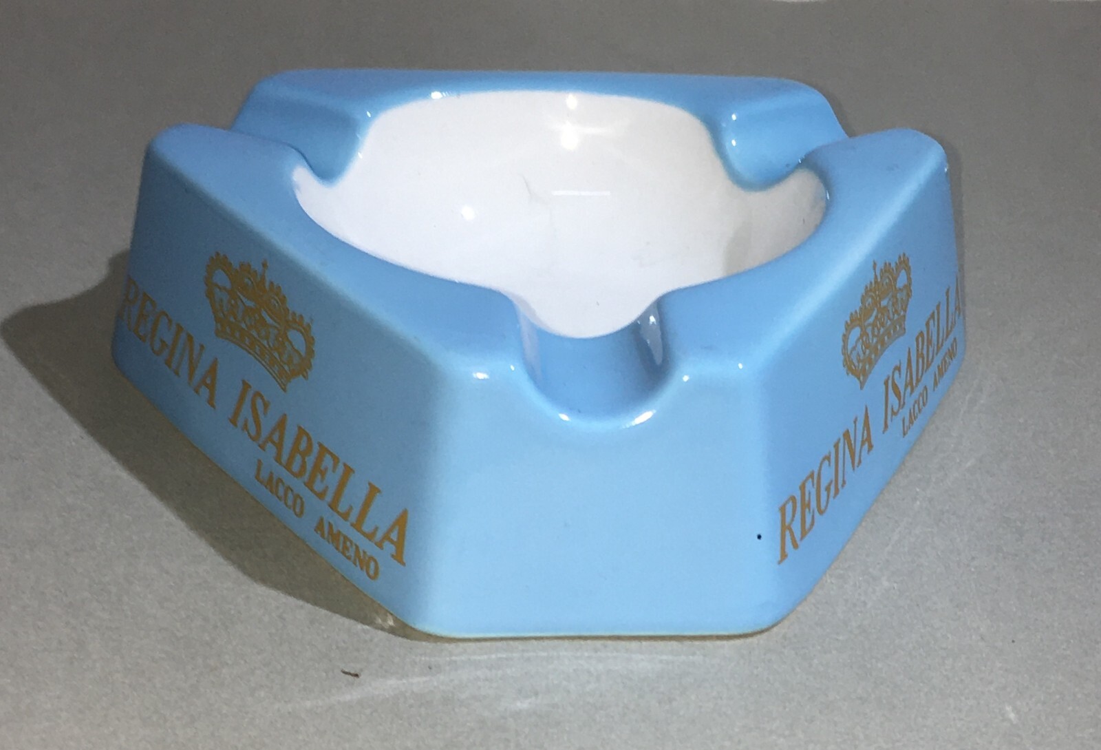 Posacenere Pubblicitario Regina Isabella, Lacco Ameno, Ceramica Richard Ginori