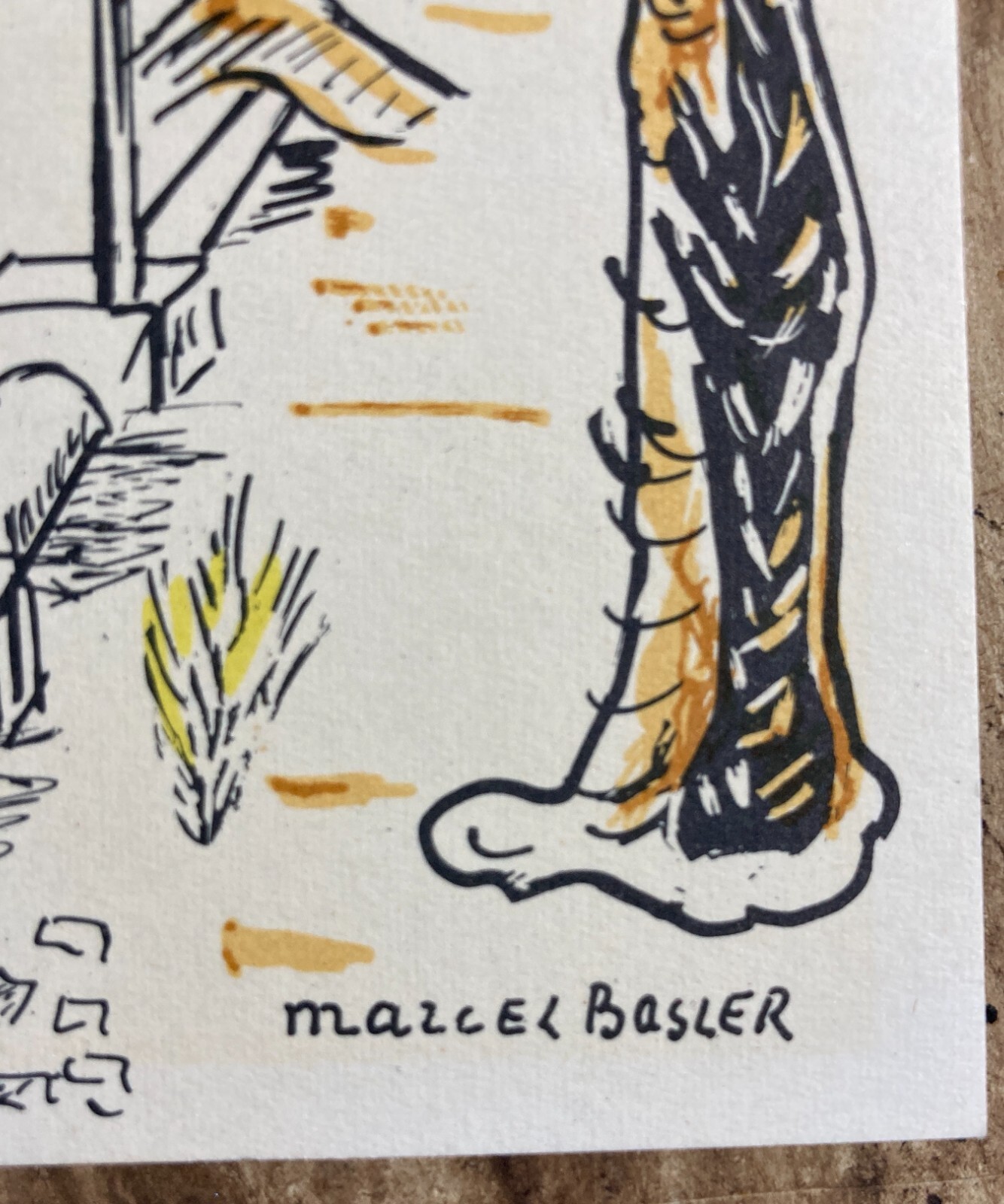 Arte Europea Del '900 Marcel Basler Petrolio Algeria Veduta Orientalista