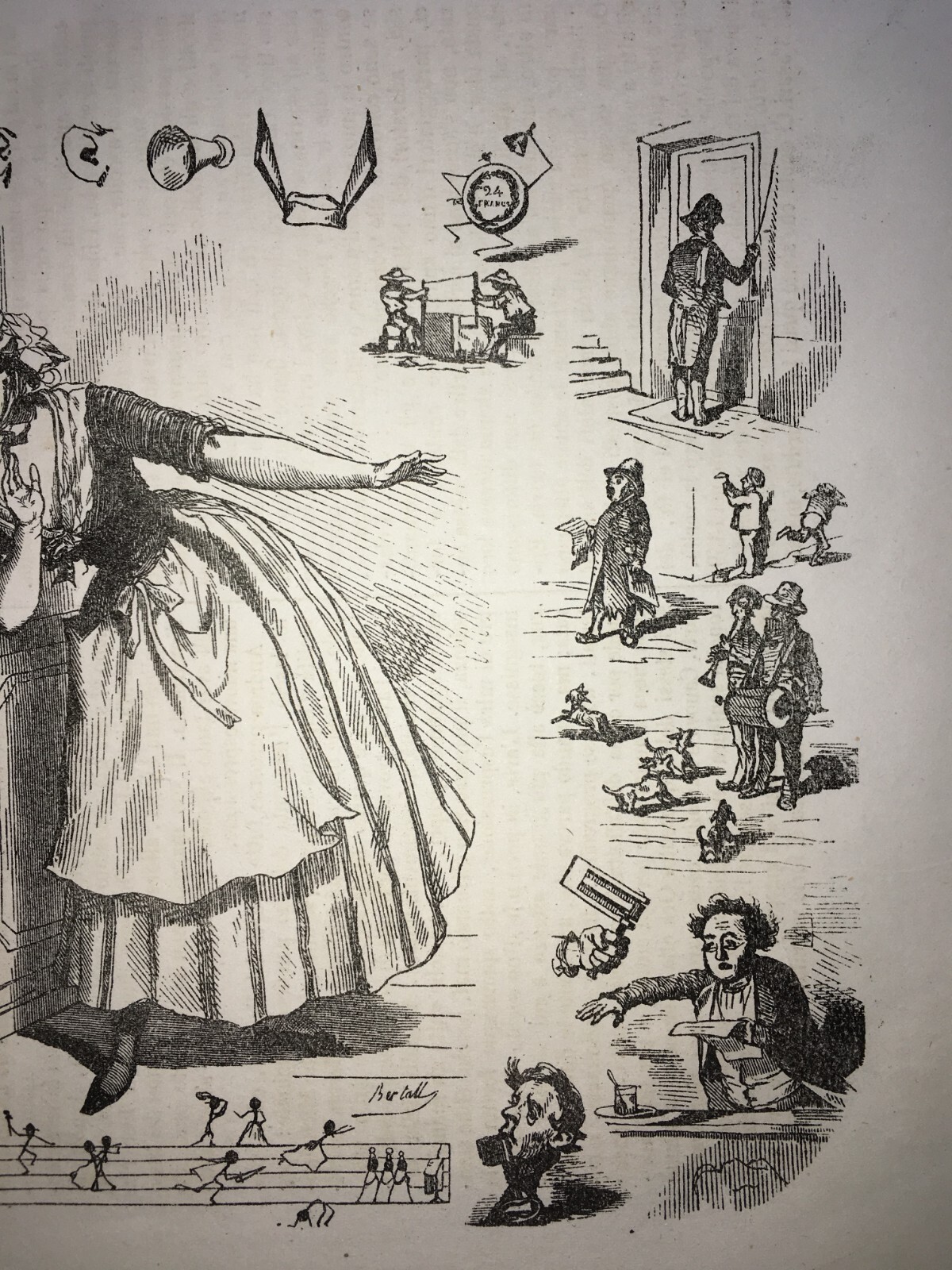 L'Udito: Illustrazione Satirica Di Bertall (XIX Secolo)