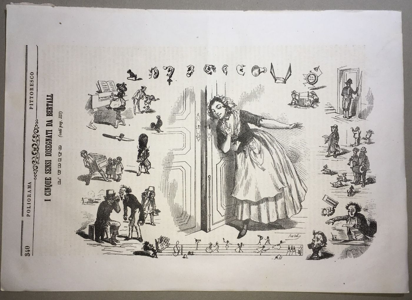 L'Udito: Illustrazione Satirica Di Bertall (XIX Secolo)