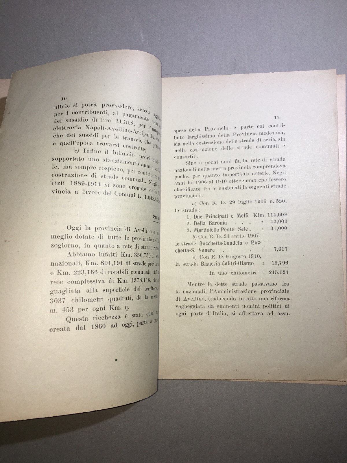 Deputazione Provinciale Di Avellino: L'Amministrazione Provinciale In Questi Ultimi Anni (1914)
