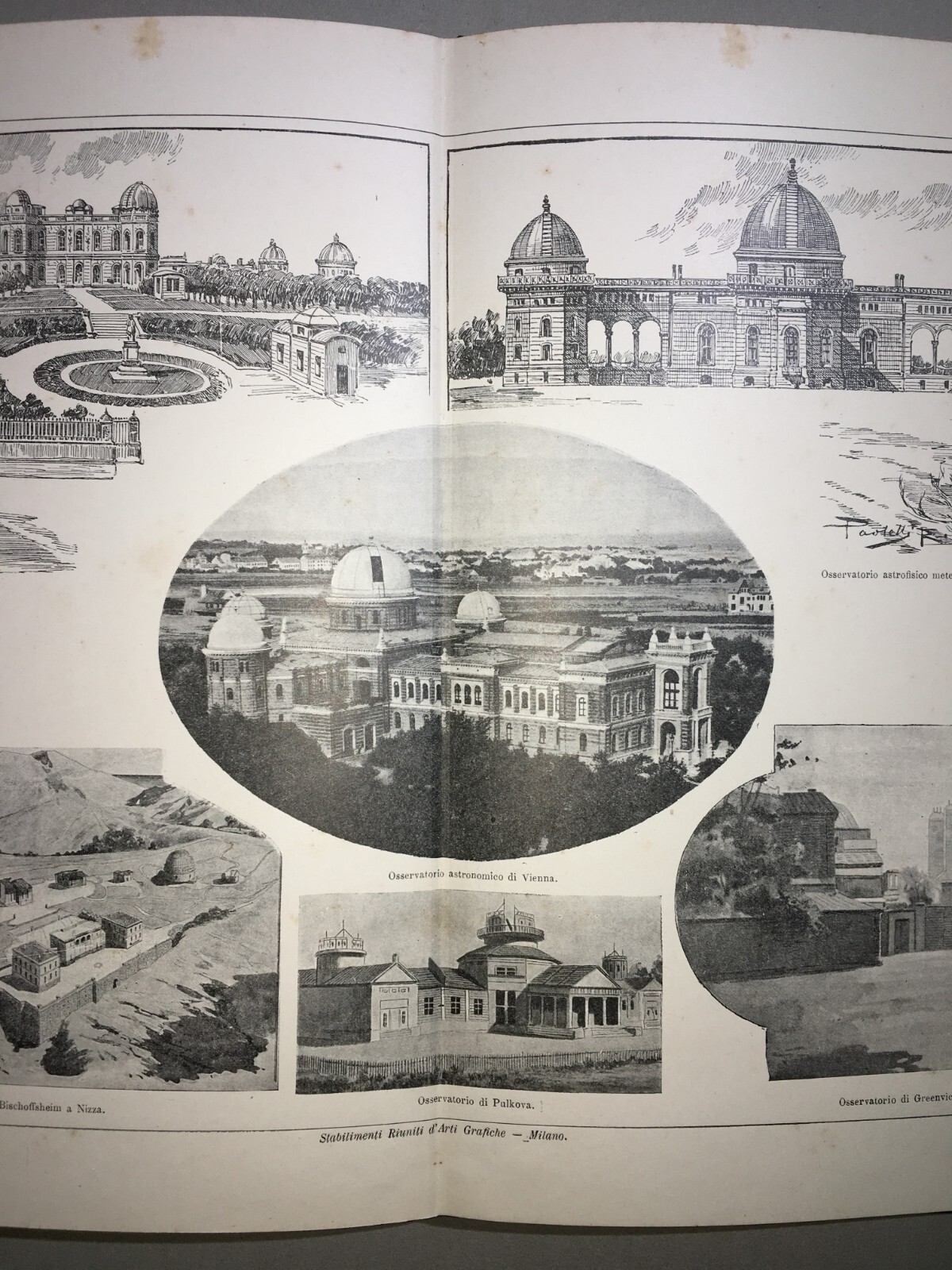 Astronomia, Architettura, Osservatori: Nizza, Parigi, Vienna, Potsdam, Greenwich Stampa