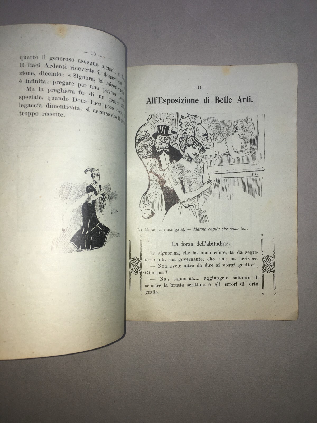 Letteratura Galante Erotica   Baci Ardenti   Spagnoletta   Antica Strenna Illustrata