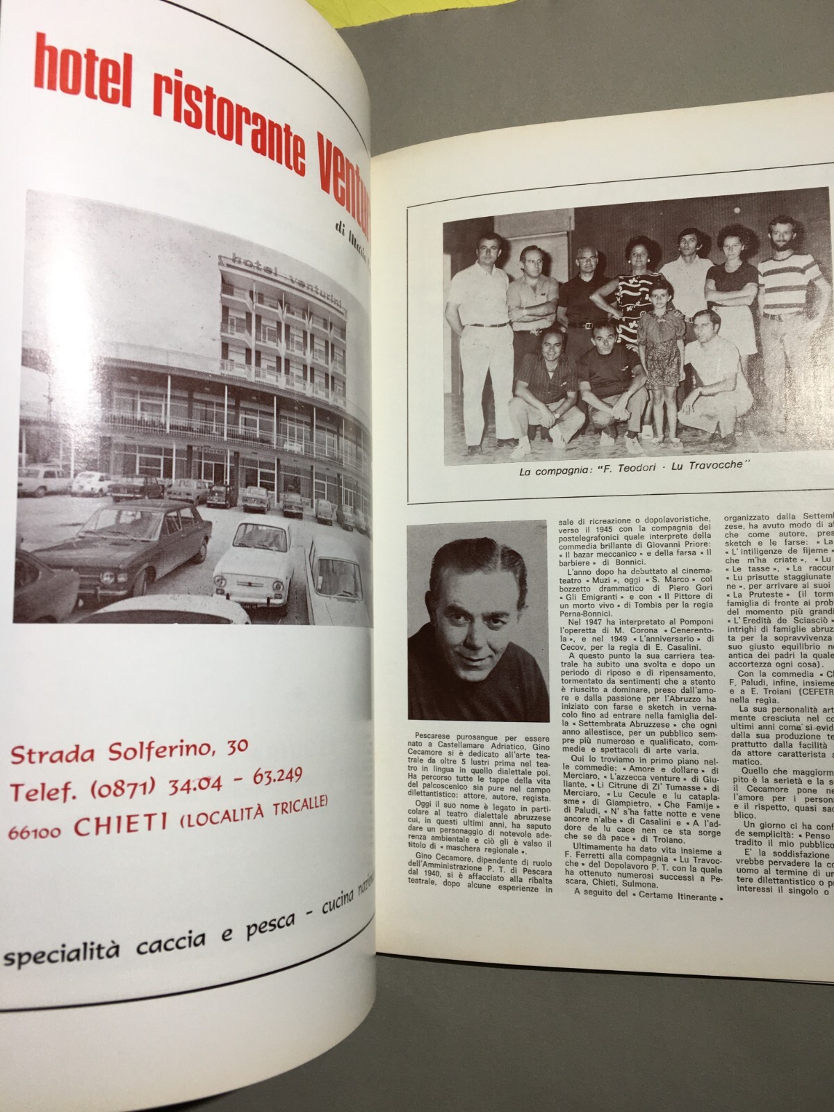 XVI Settembrata Abruzzese Pescara, Settembre 1973 Arte, Folklore E Pubblicità