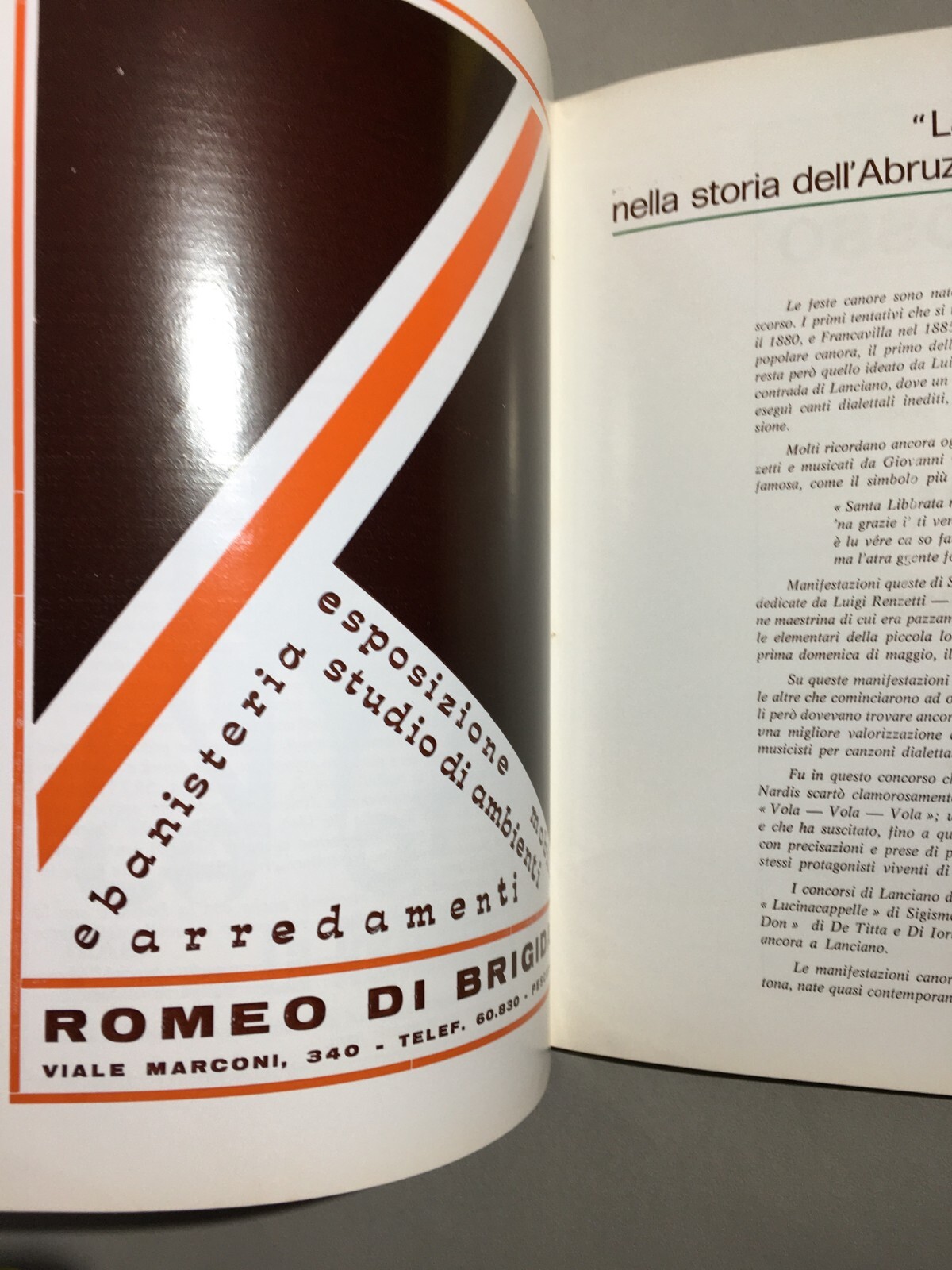 XVI Settembrata Abruzzese Pescara, Settembre 1973 Arte, Folklore E Pubblicità