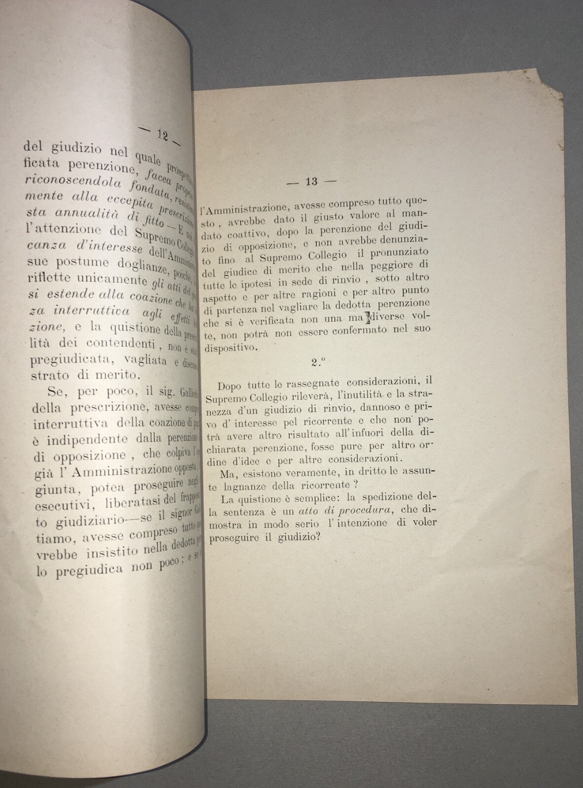 Giuridica Napoletana: Irpinia, Castel Baronia, Vallata, Gallicchio, Branca, 1906