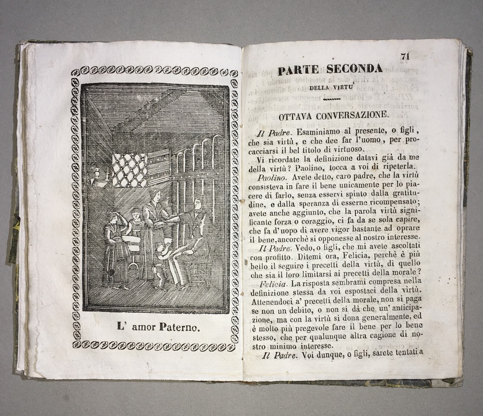 Educazione, Morale E Favole Per Ragazzi: Abate Caselli E Blanchard, Edizione Del 1854