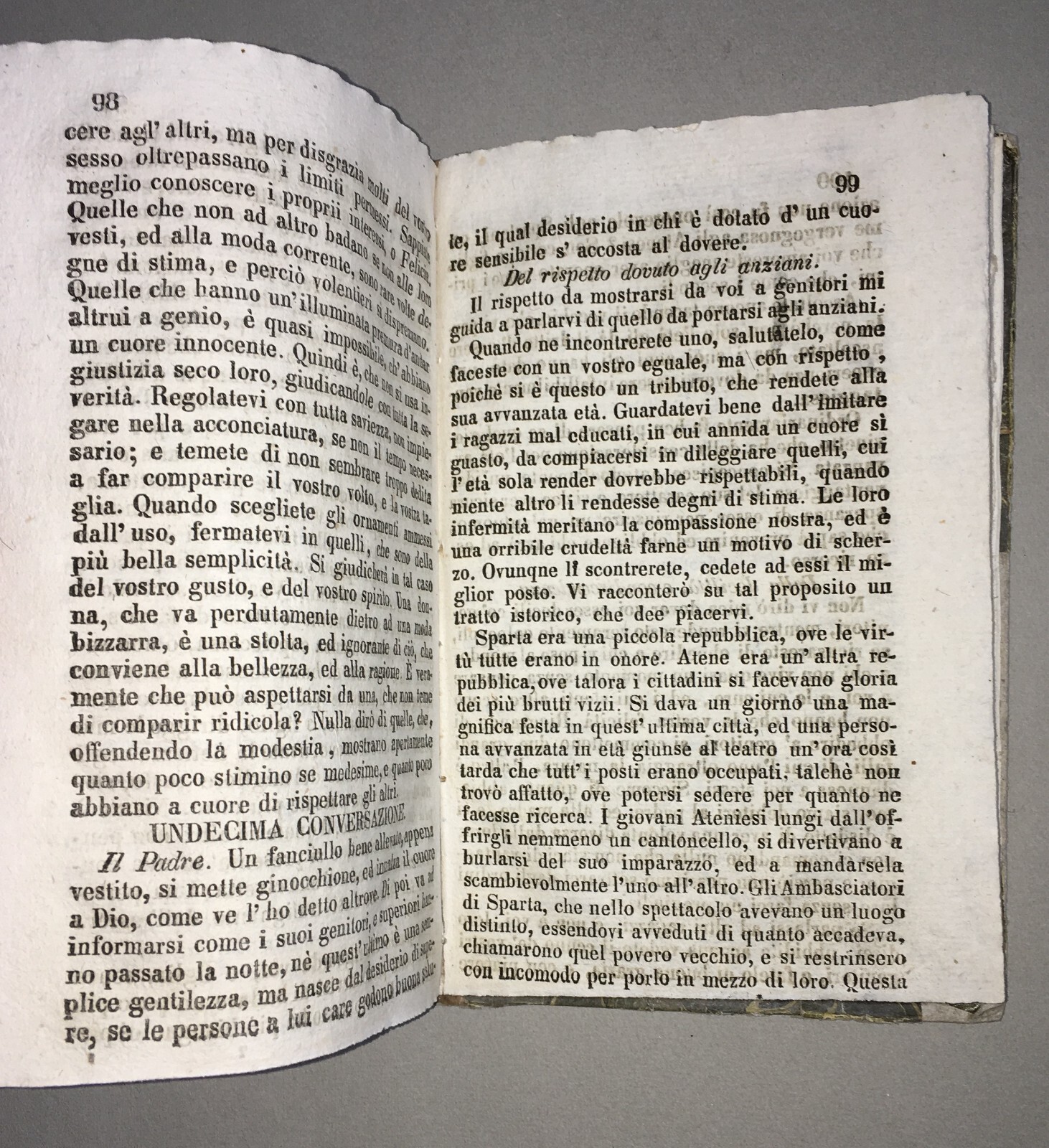 Educazione, Morale E Favole Per Ragazzi: Abate Caselli E Blanchard, Edizione Del 1854