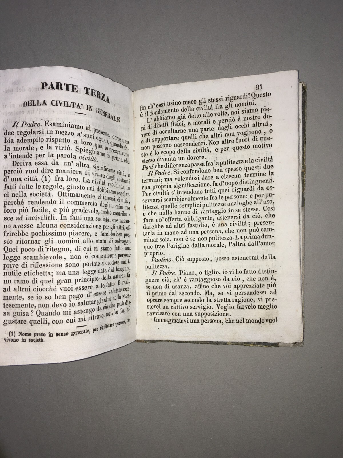 Educazione, Morale E Favole Per Ragazzi: Abate Caselli E Blanchard, Edizione Del 1854