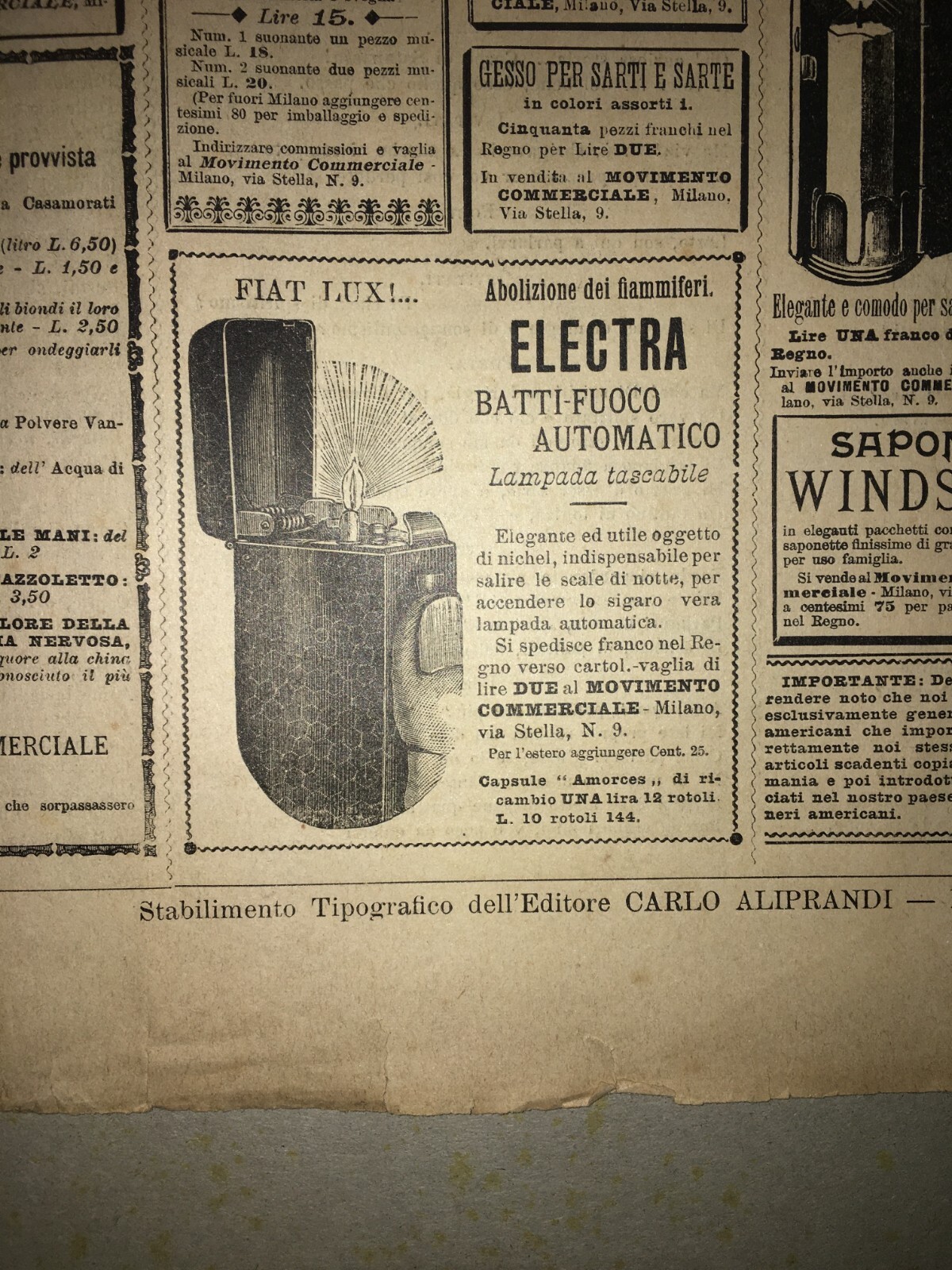 La Colomba   Antico Giornale Di Milano   Illustrato   Pubblicitaria   Napoli   Pasqua 1898
