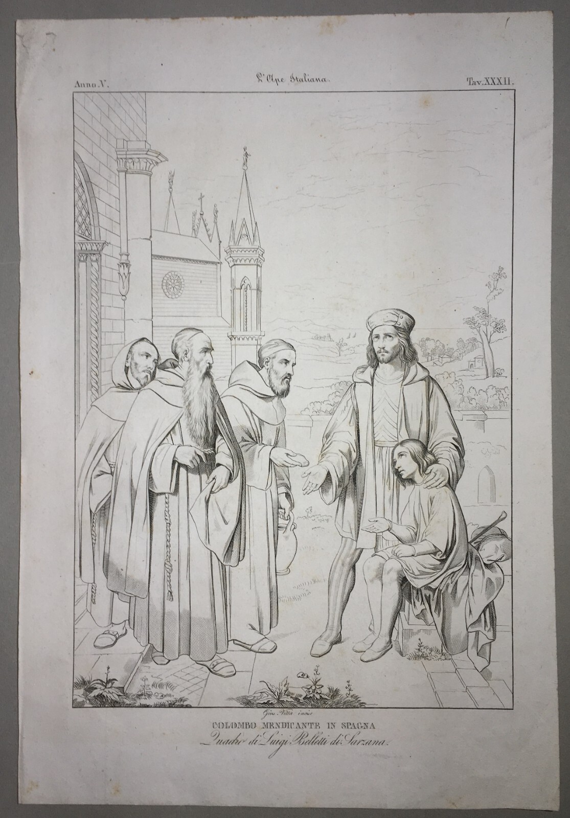 Viaggiatori Esploratori: Cristoforo Colombo Mendicante In Spagna   Sarzana   Belletti