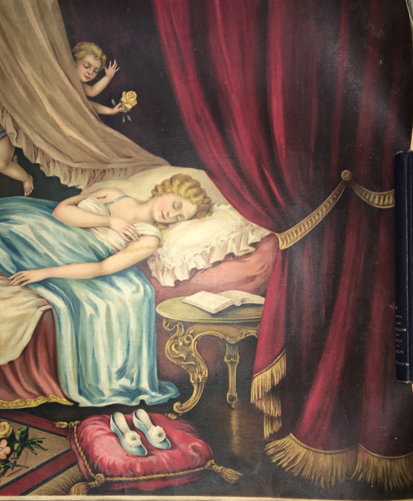 Scena Allegorica Con Donna Distesa E Angioletti (1920 Circa)