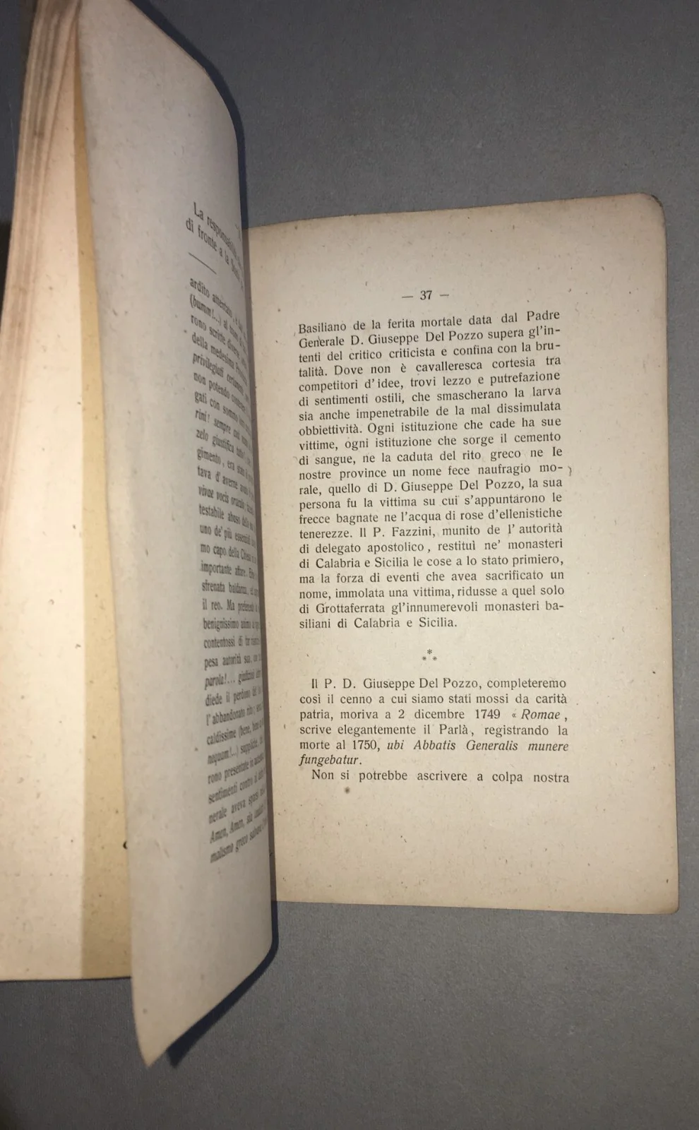 Domenico Zangari, The Italo-Greek Basilian Rite: Giuseppe Del Pozzo and His Work (1915)