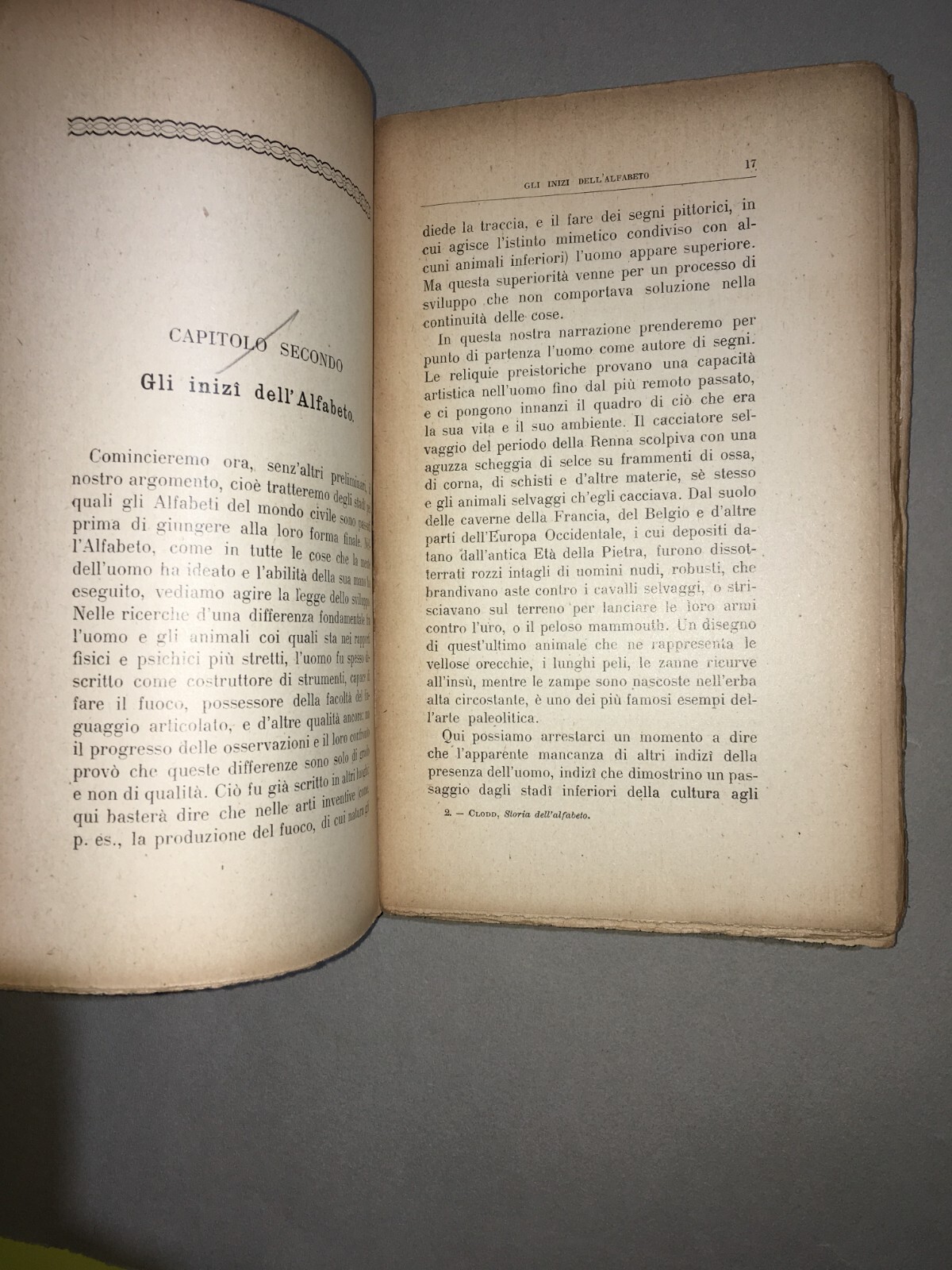 Scrittura, Alfabeto, Geroglifici E Pittografie: Antica Edizione Bocca   Clodd   Figurato